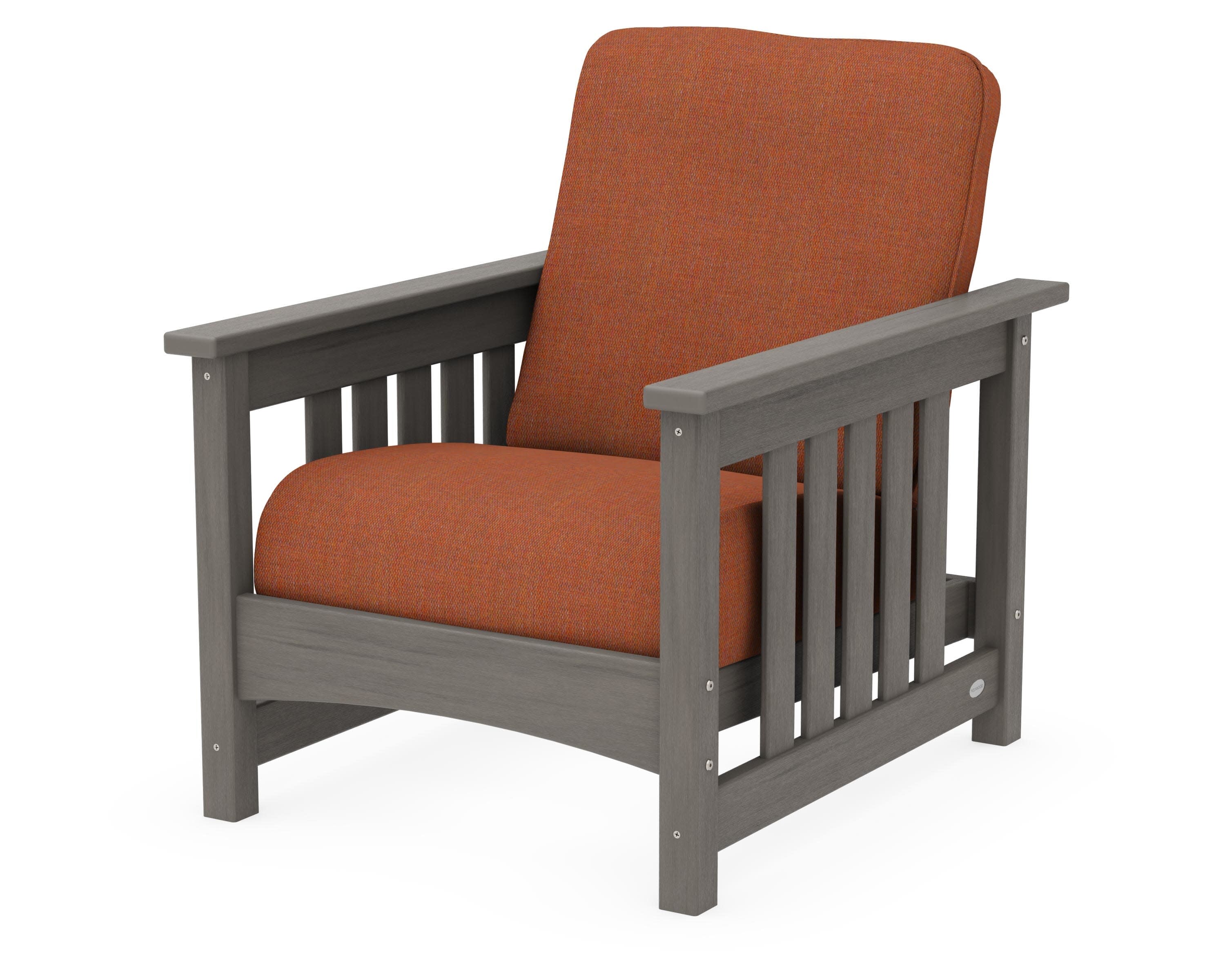 Club Mission Chair in Driftwood / Play Adobe