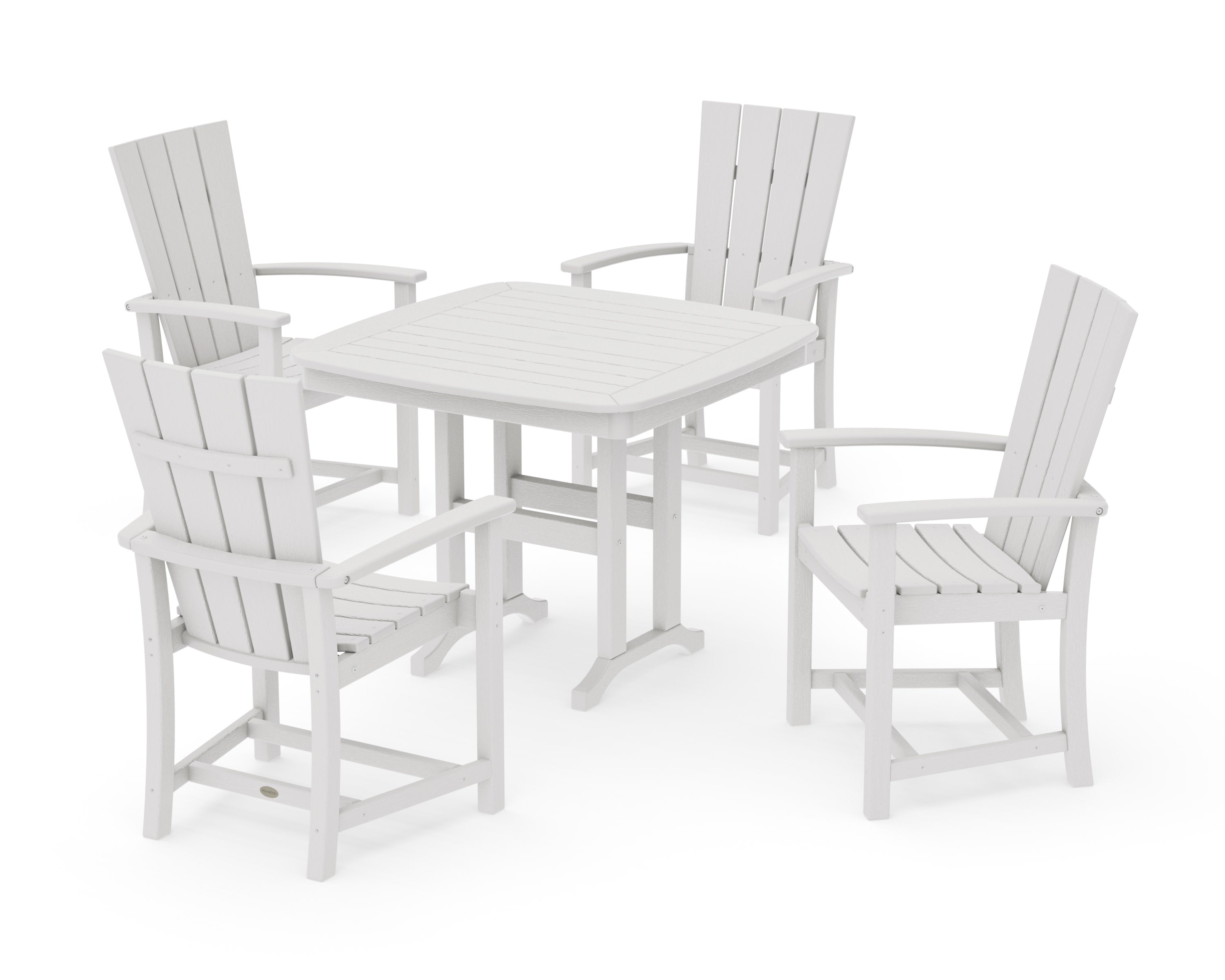 Quattro 5-Piece Dining Set in Vintage White