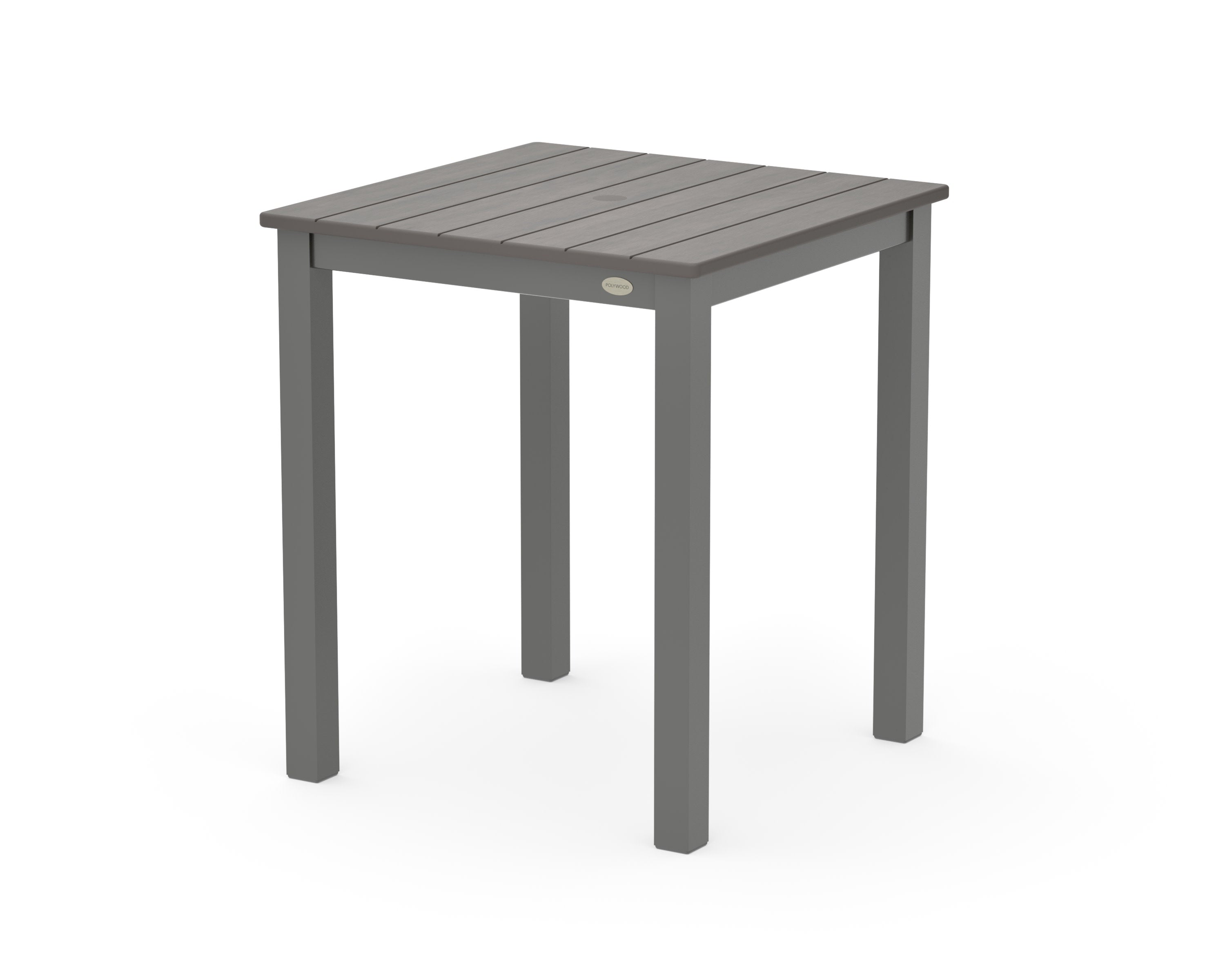 Main Street 26 x 26 Dining Table in Charcoal / Driftwood