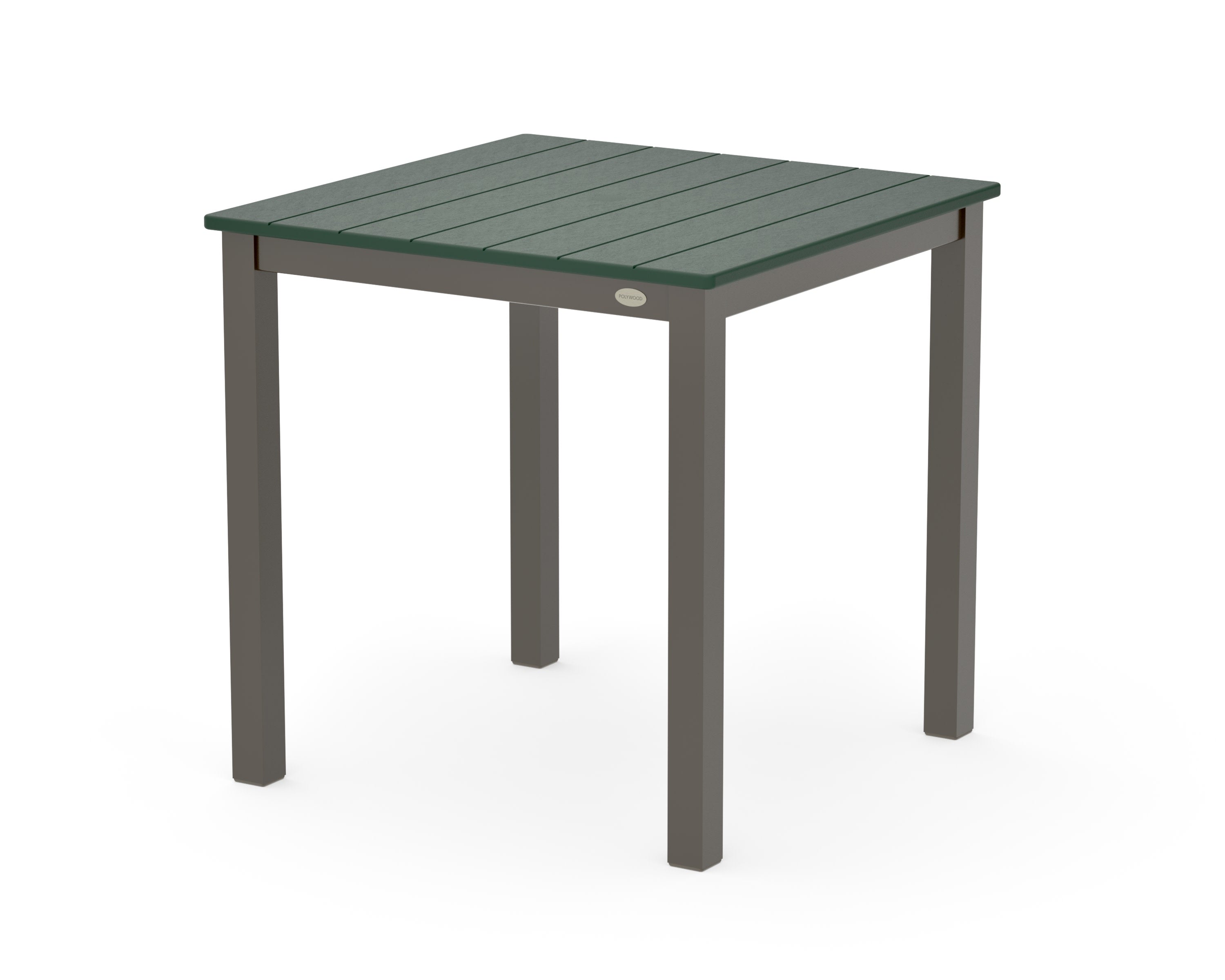 Main Street 30 x 30 Dining Table in Bronze / Green