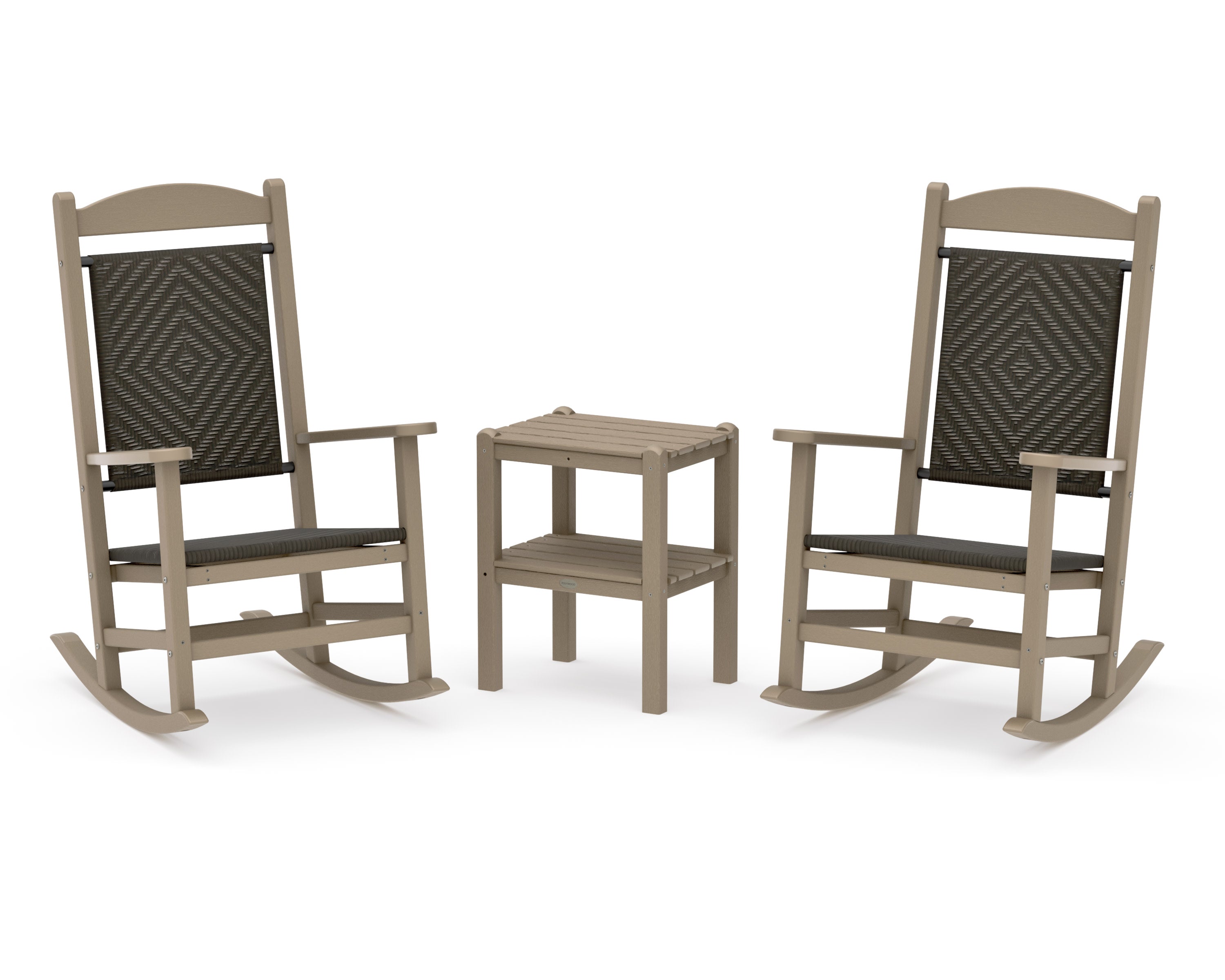 Presidential Woven Rocker 3-Piece Set in Vintage Sahara / Cahaba