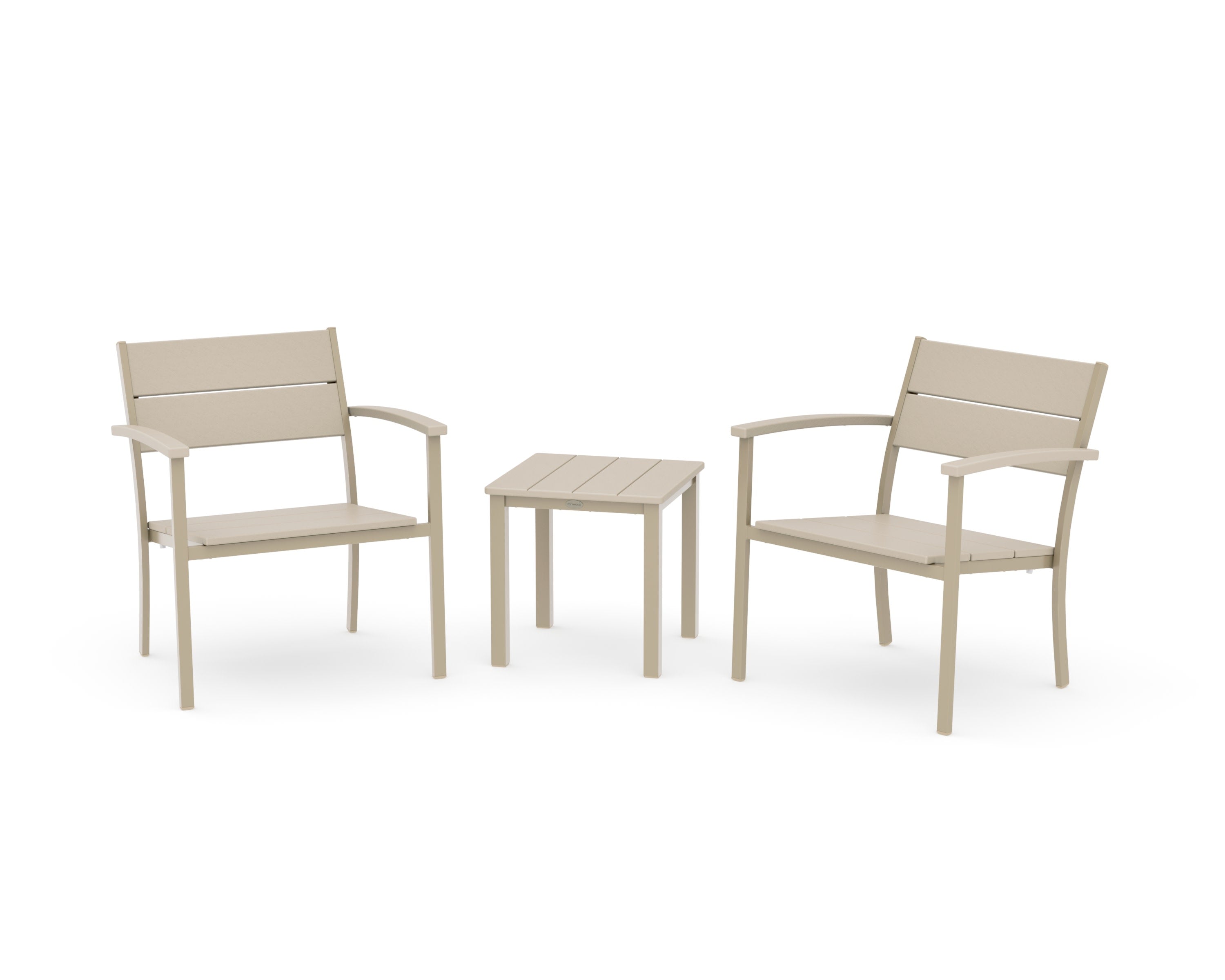 Main Street 3-Piece Lounge Chair Set in Sand / Sand