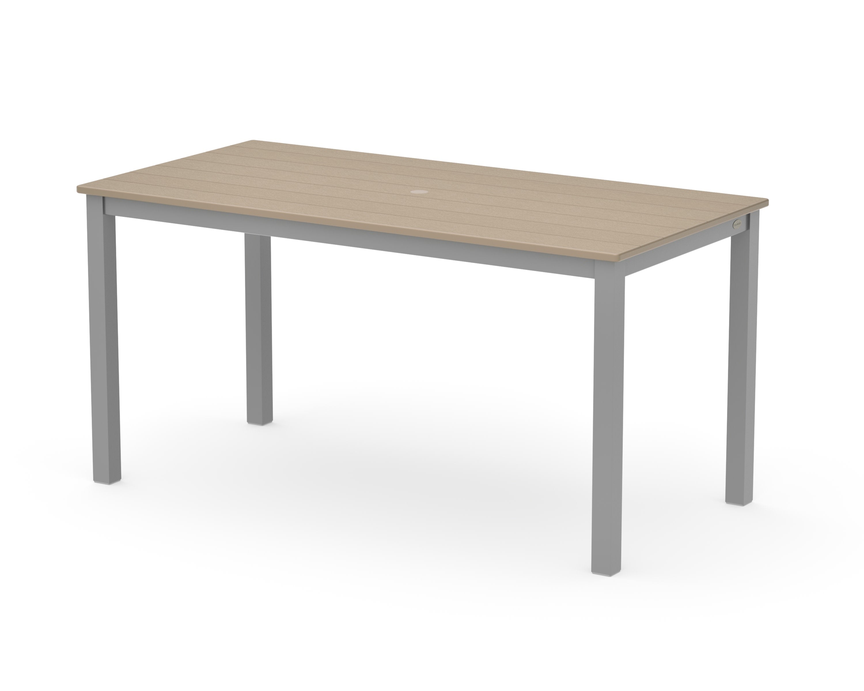 Main Street 30 x 60 Dining Table in Silver / Vintage Sahara