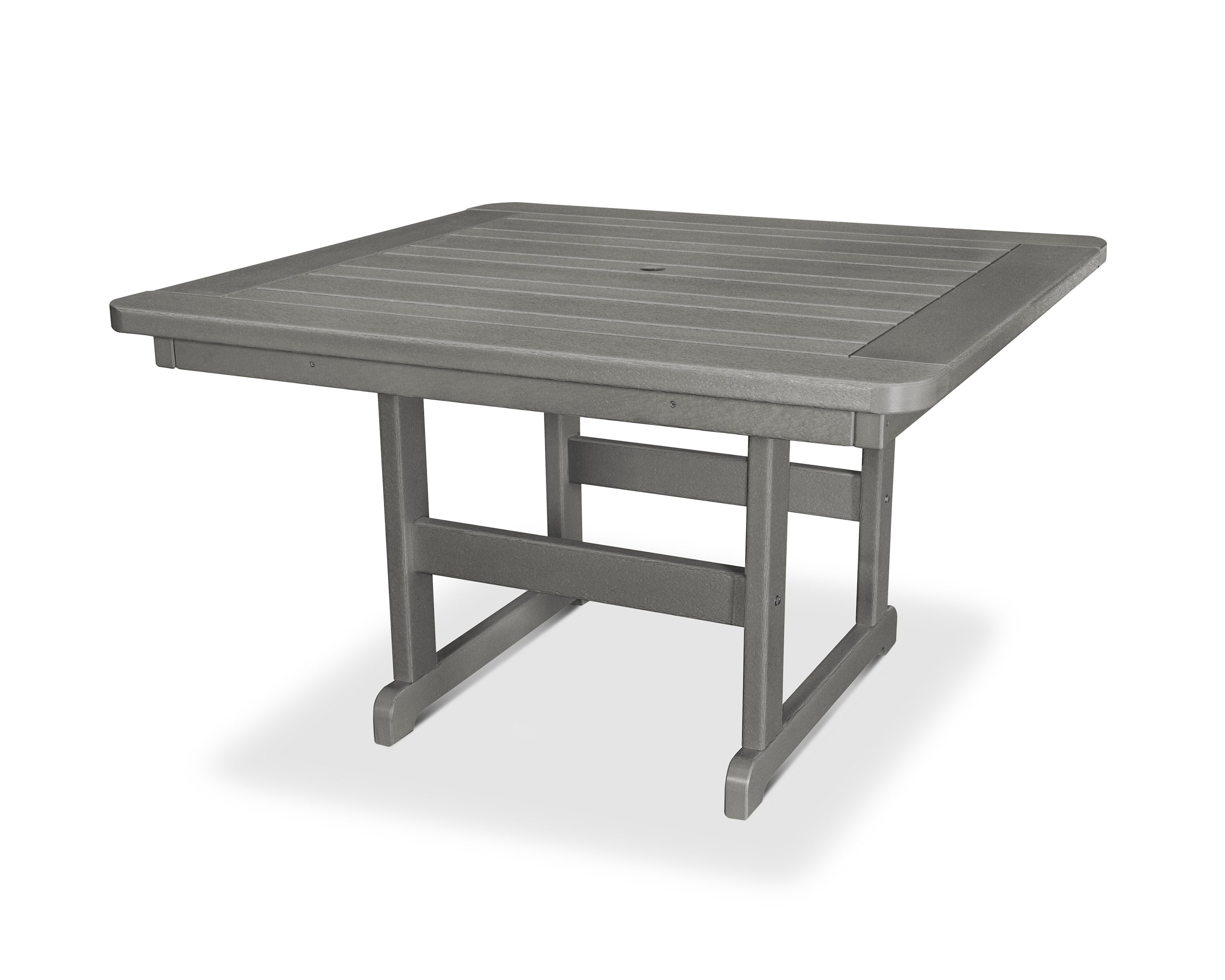 Park 48" Square Table in Slate Grey