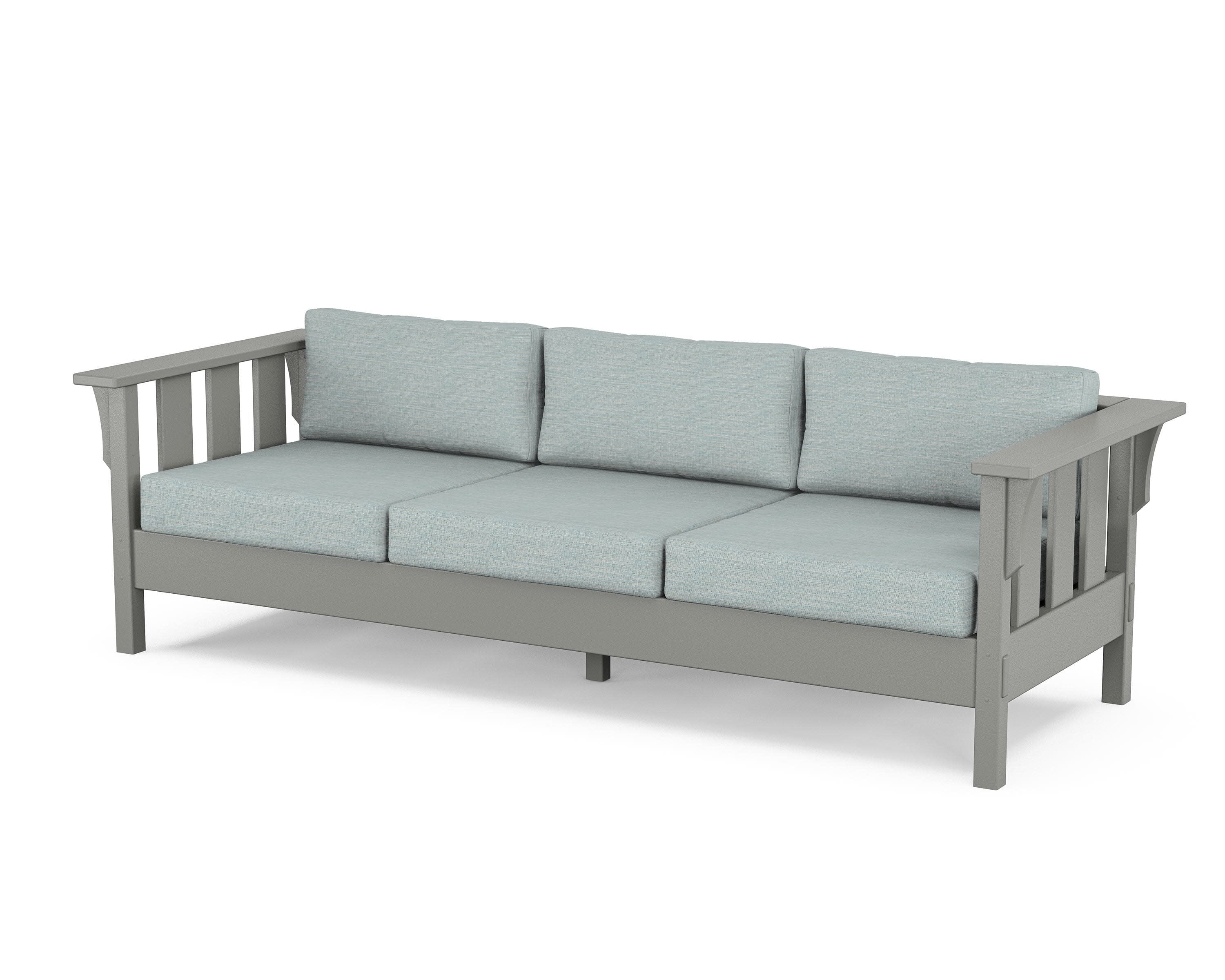 Acadia Deep Seating Sofa in Slate Grey / Soothe Mist