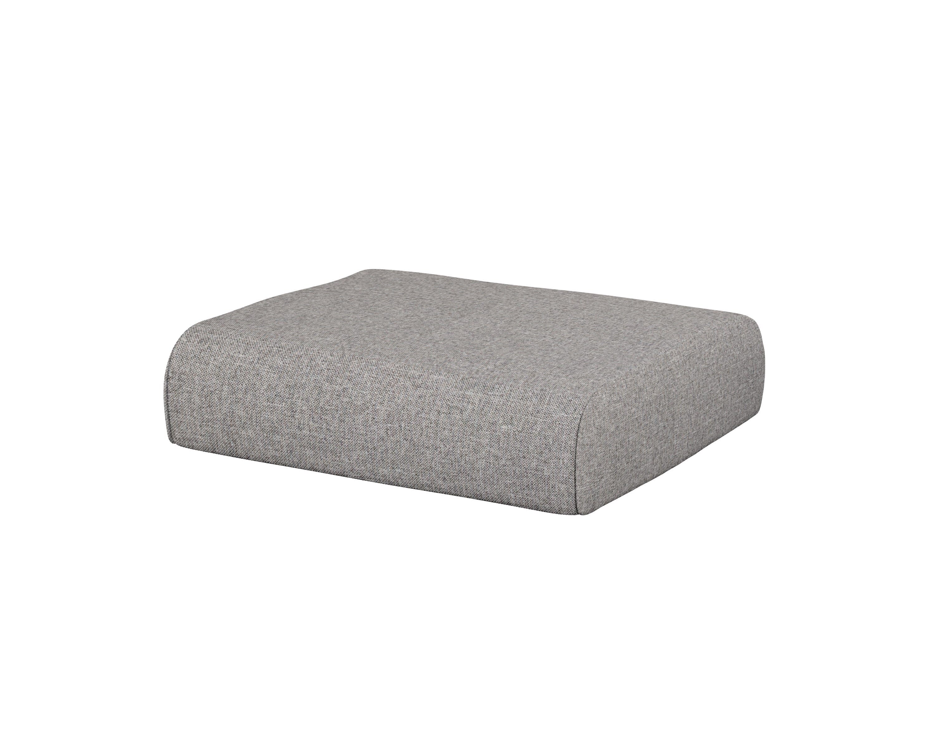 Club Ottoman Cushion in Grey Mist