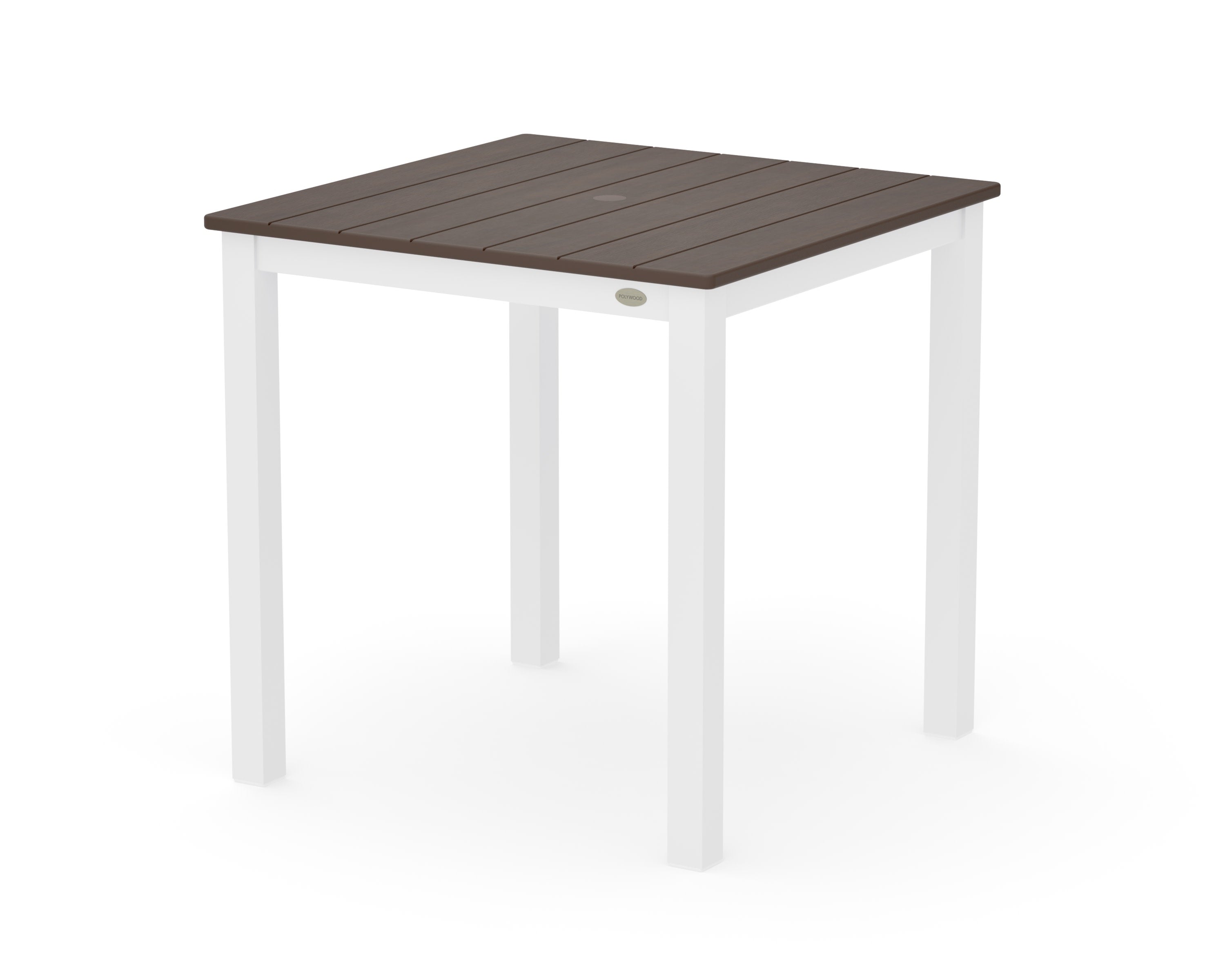 Main Street 30 x 30 Dining Table in White / Kona