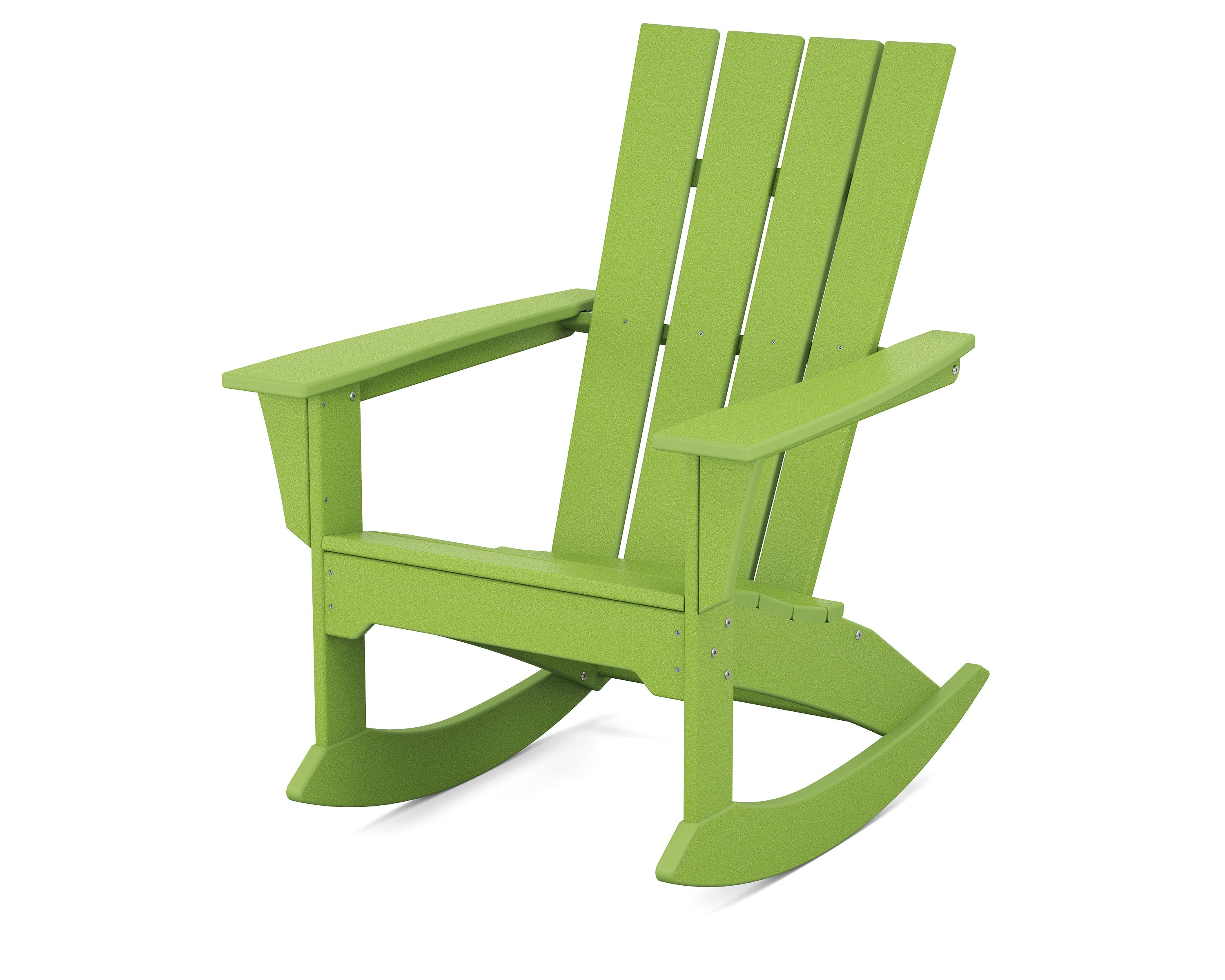 Quattro Adirondack Rocking Chair in Lime