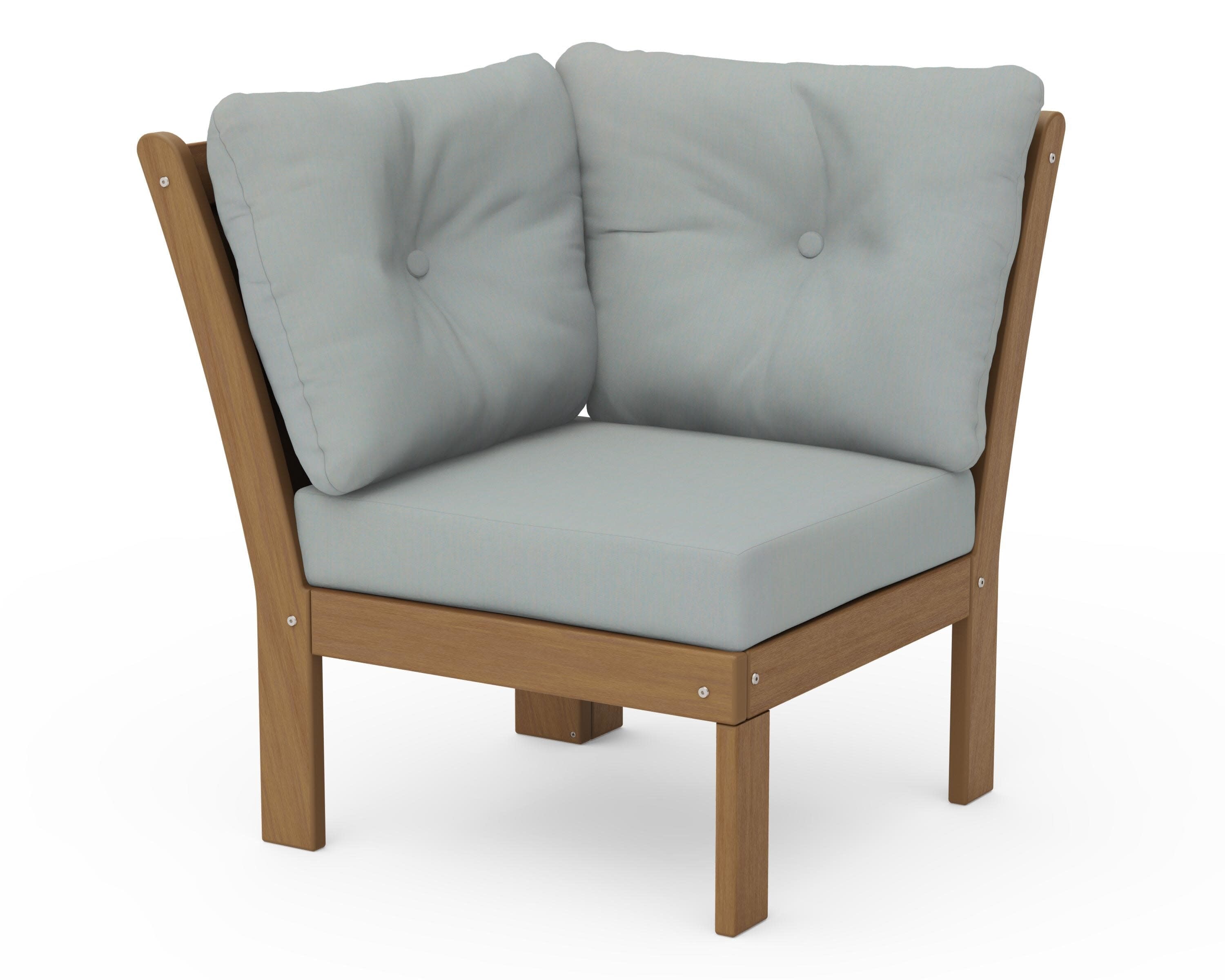 Vineyard Modular Corner Chair in Natural / Spa