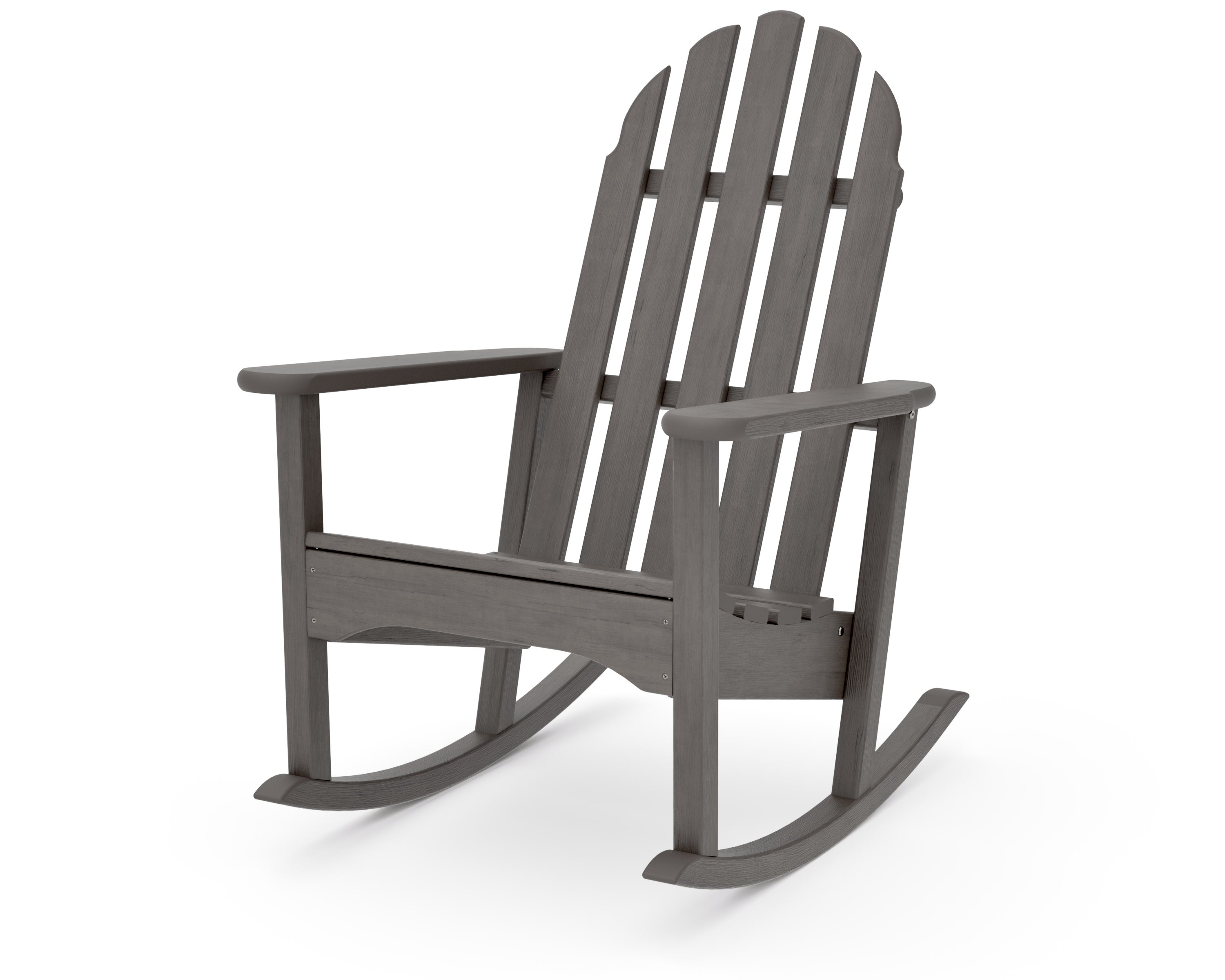 Classic Adirondack Rocking Chair in Driftwood