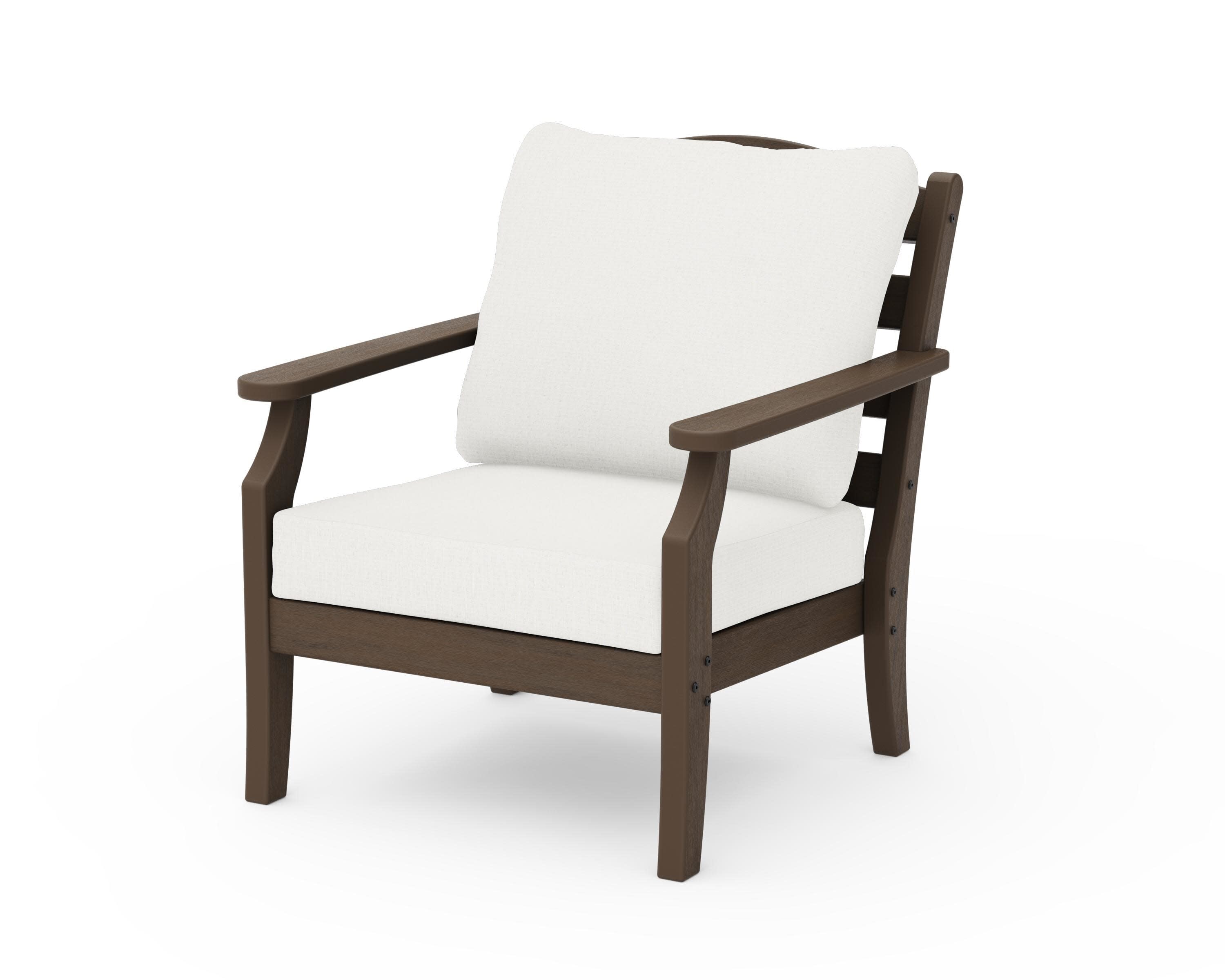 Savannah Deep Seating Chair in Kona / Natural Linen