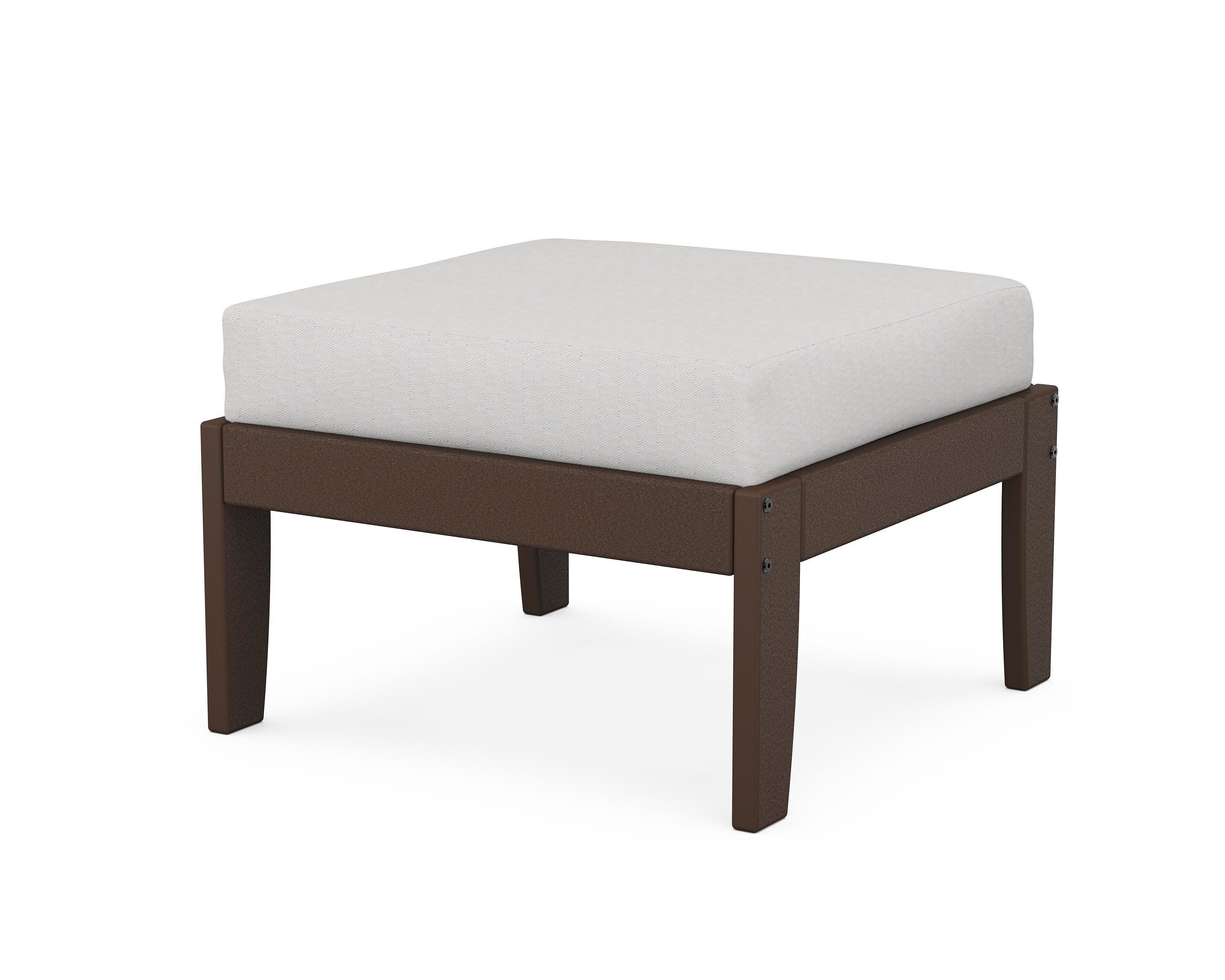 Modular Ottoman - Classic in Mahogany / Diamond in the Rough