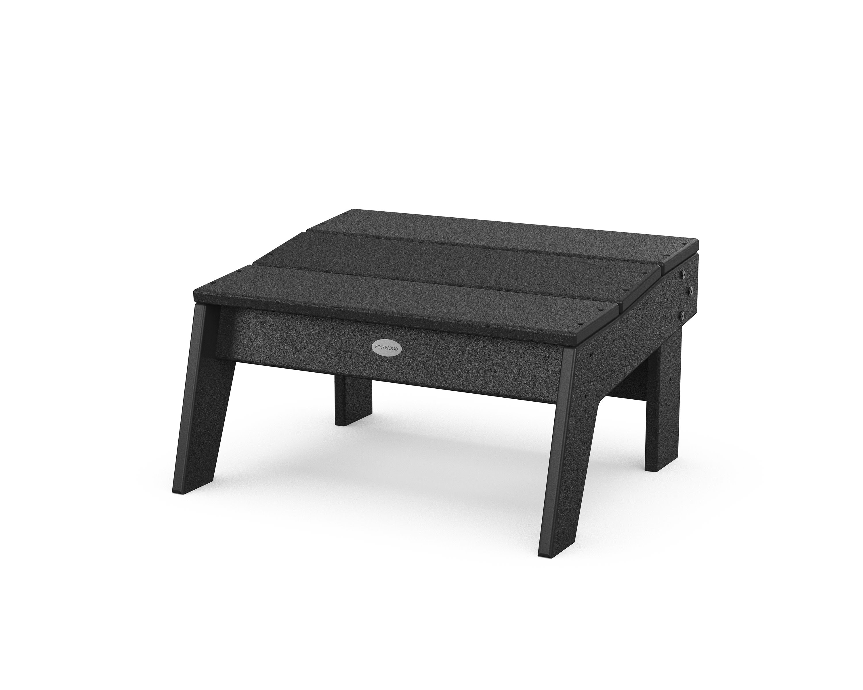 Modern Studio Oversized Ottoman in Black
