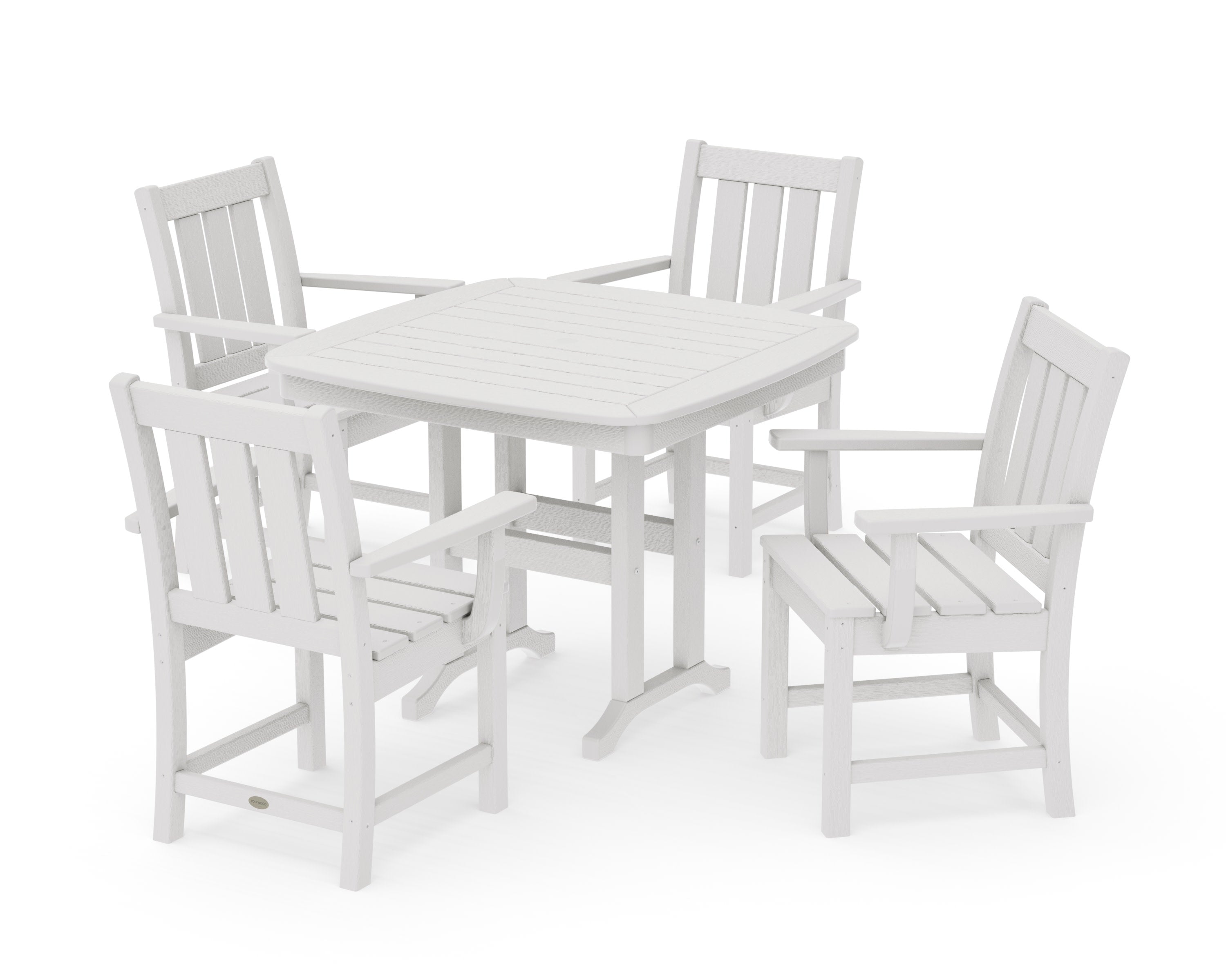 Oxford 5-Piece Dining Set in Vintage White