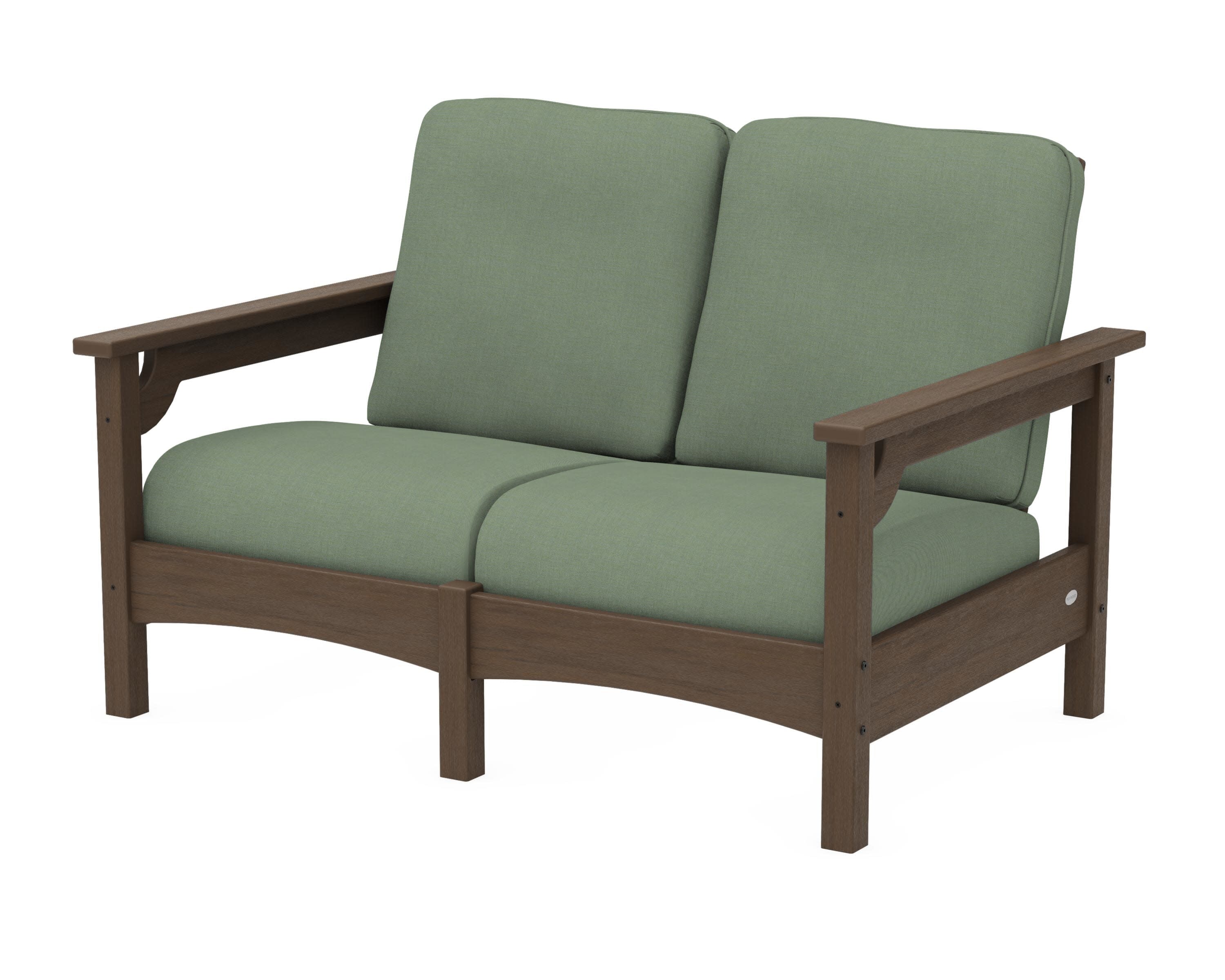 Club Loveseat in Kona / Exhale Rainwashed