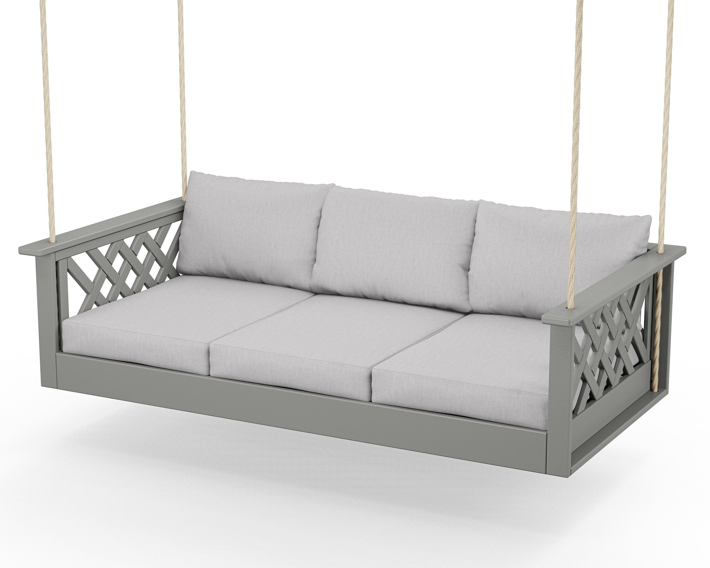 Wovendale Daybed Swing in Slate Grey / Granite