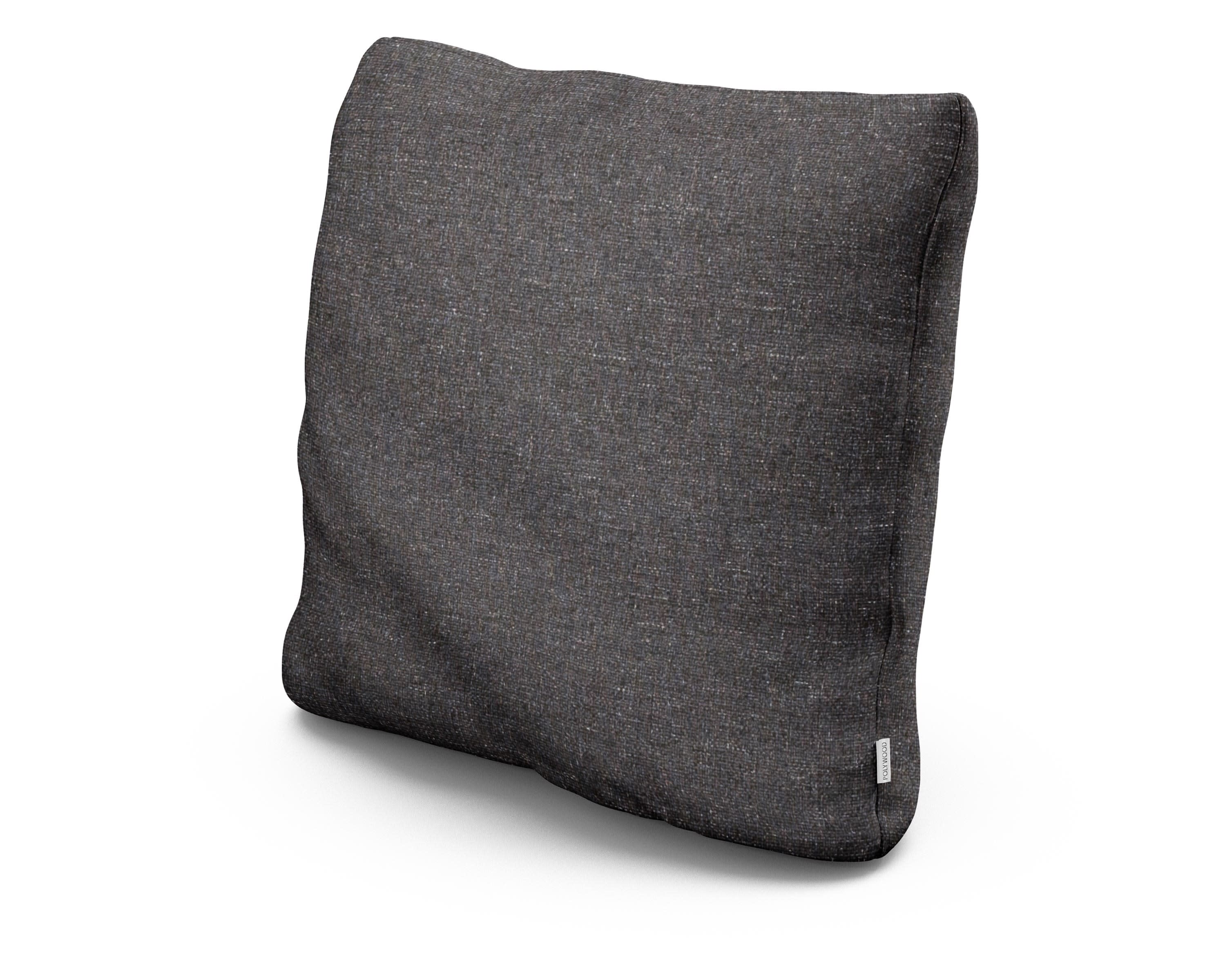 20" Outdoor Throw Pillow in Ash Charcoal