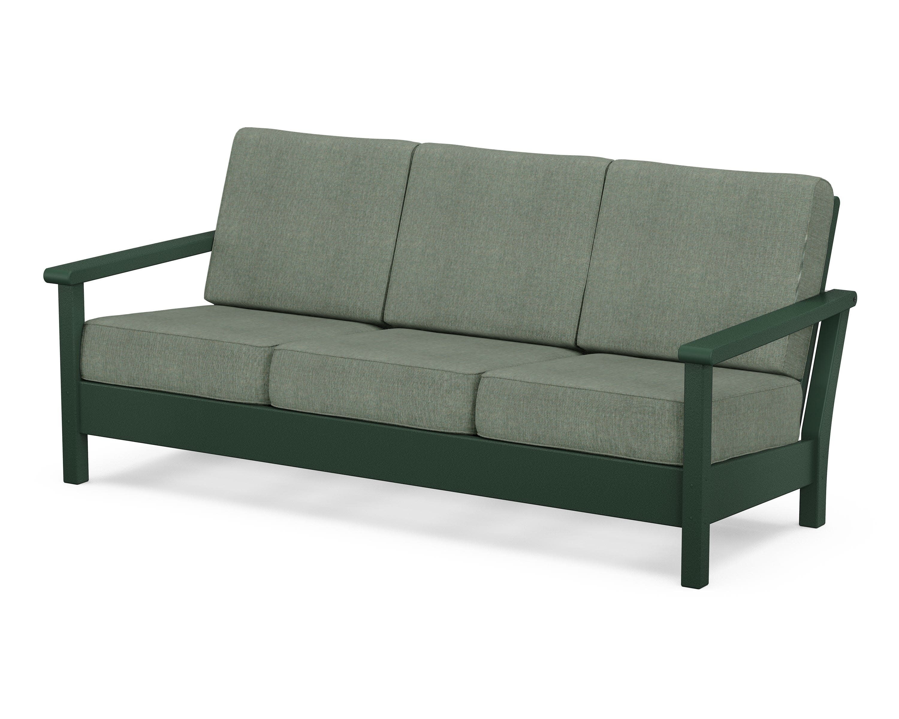 Harbour Deep Seating Sofa in Green / Cast Sage