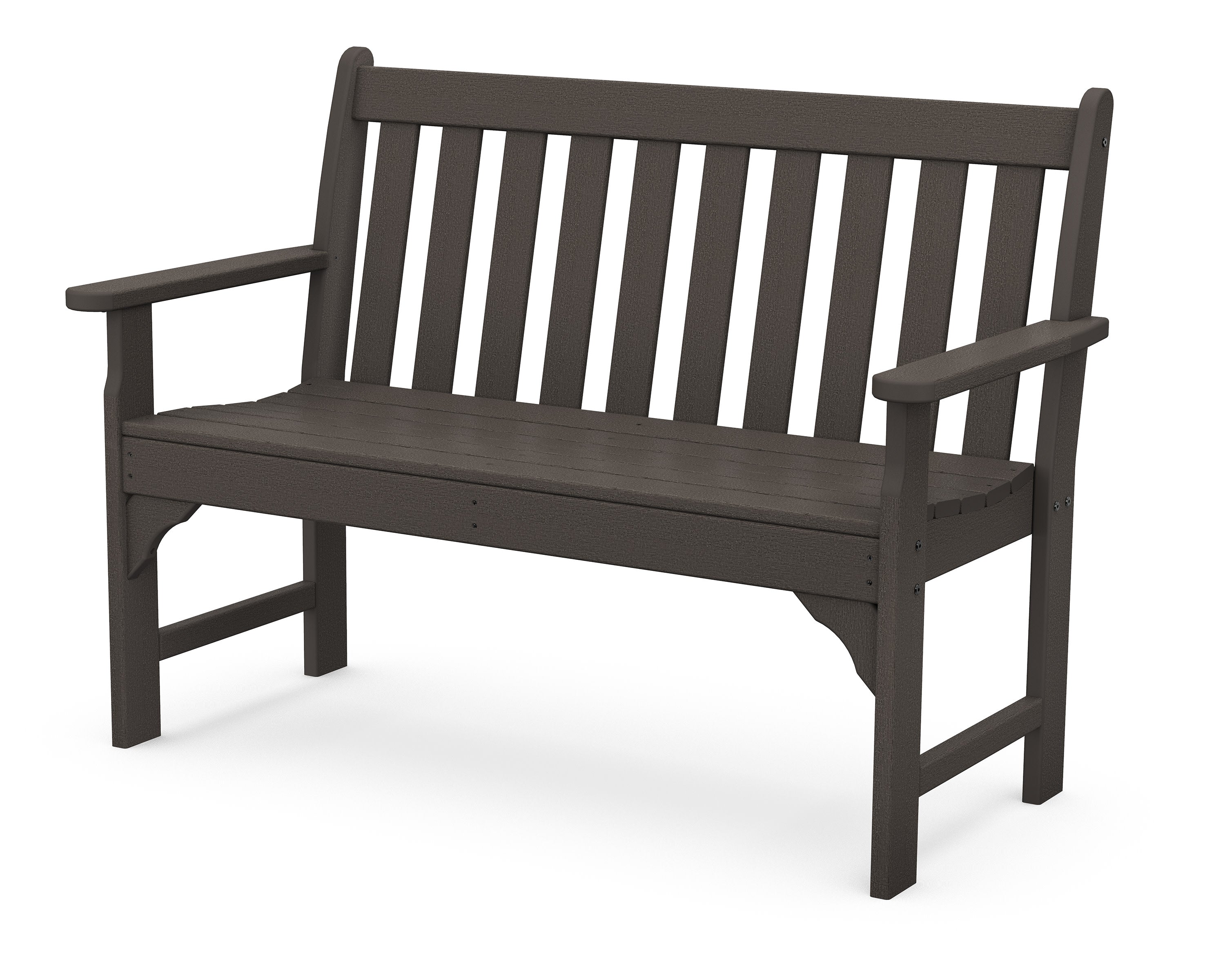 Vineyard 48" Bench in Vintage Coffee