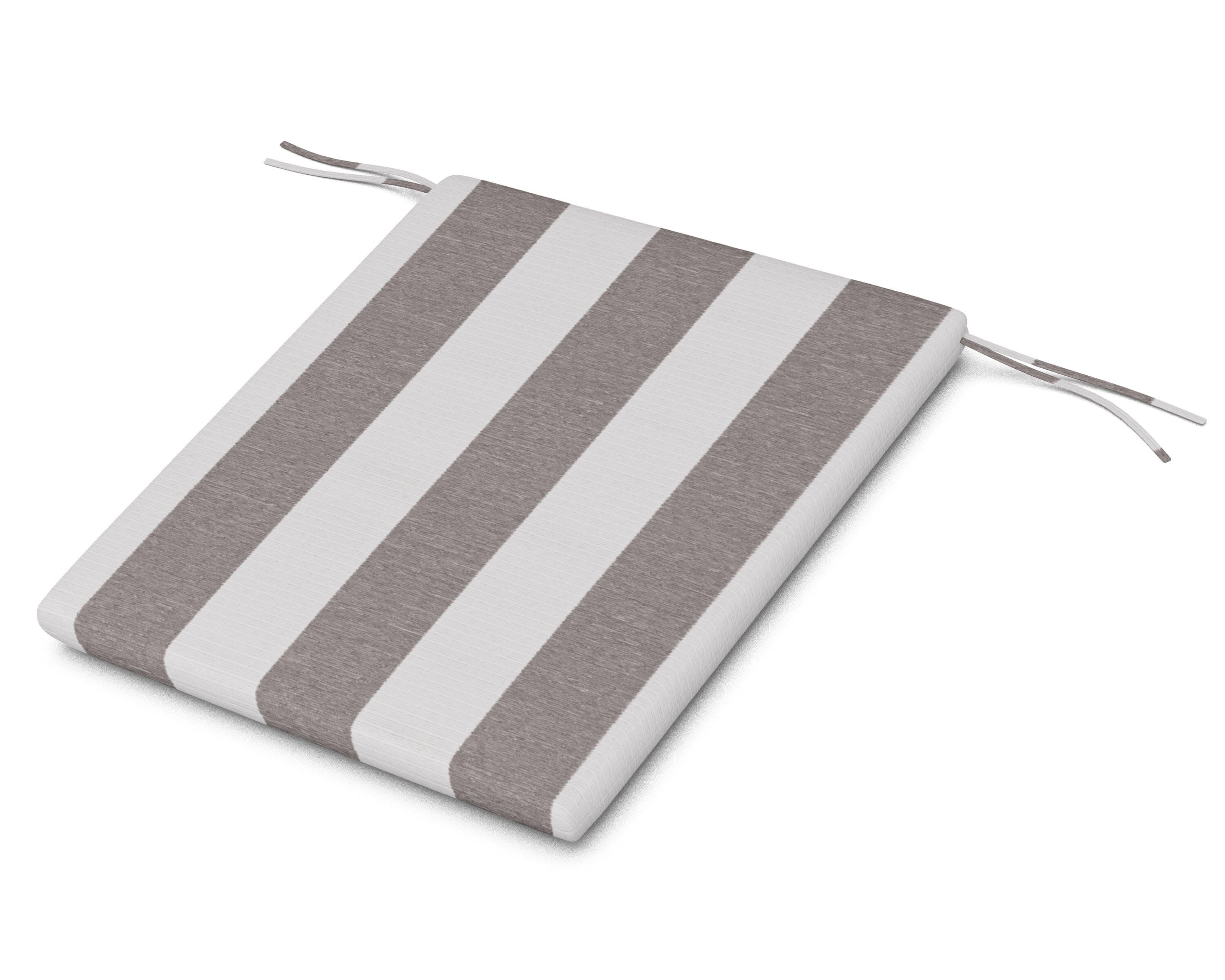 AL100 Seat Pad in Cabana Stripe Grey Mist