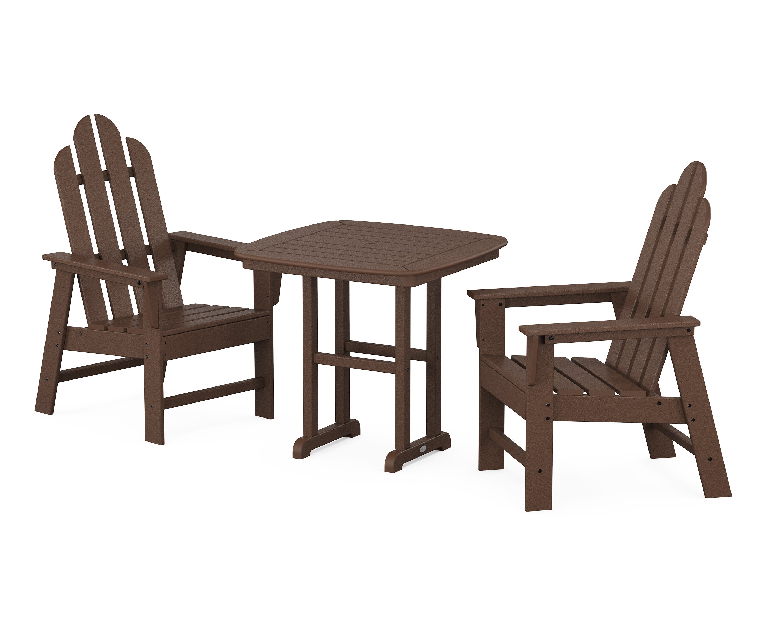 Long Island 3-Piece Dining Set in Mahogany