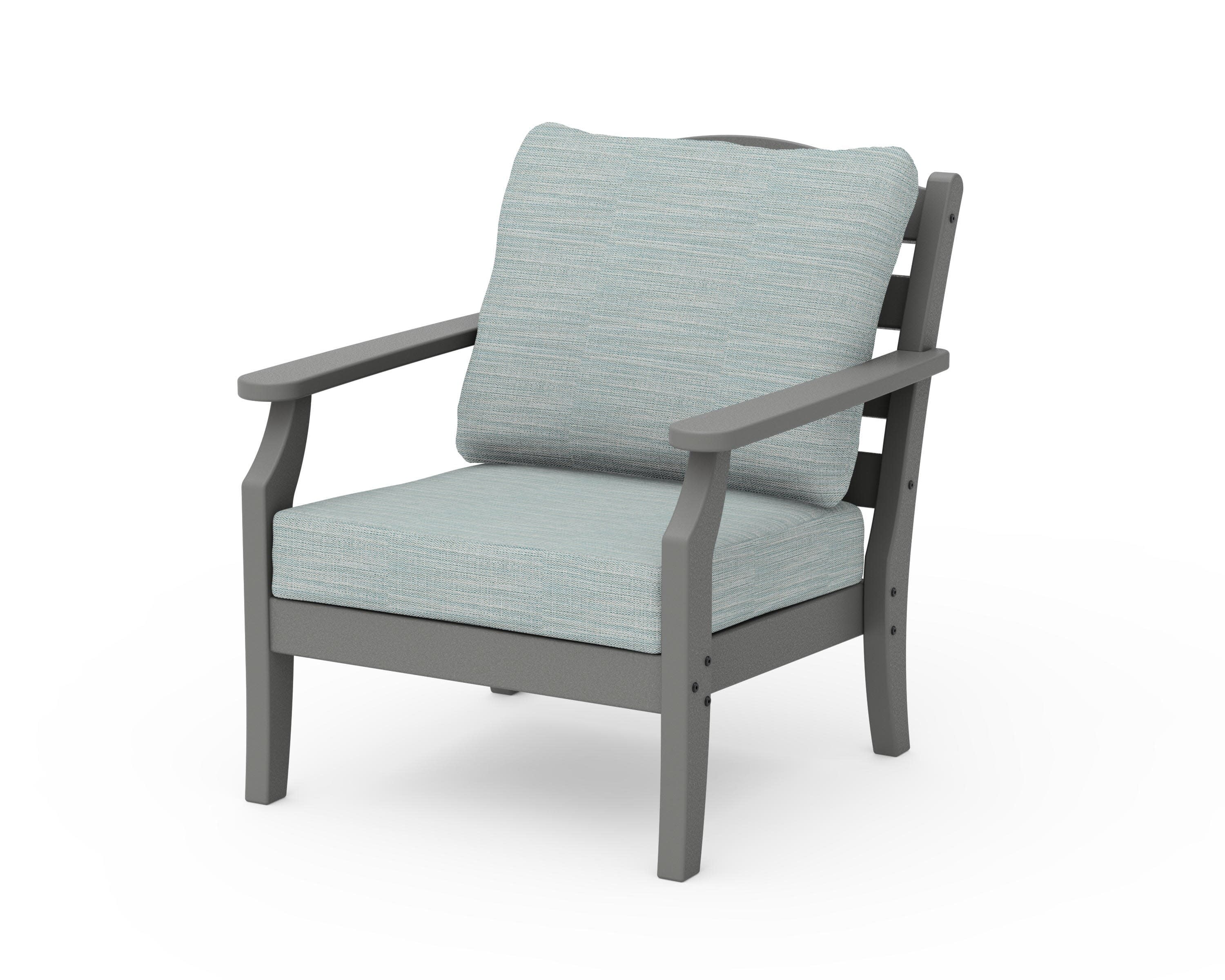 Savannah Deep Seating Chair in Slate Grey / Soothe Mist