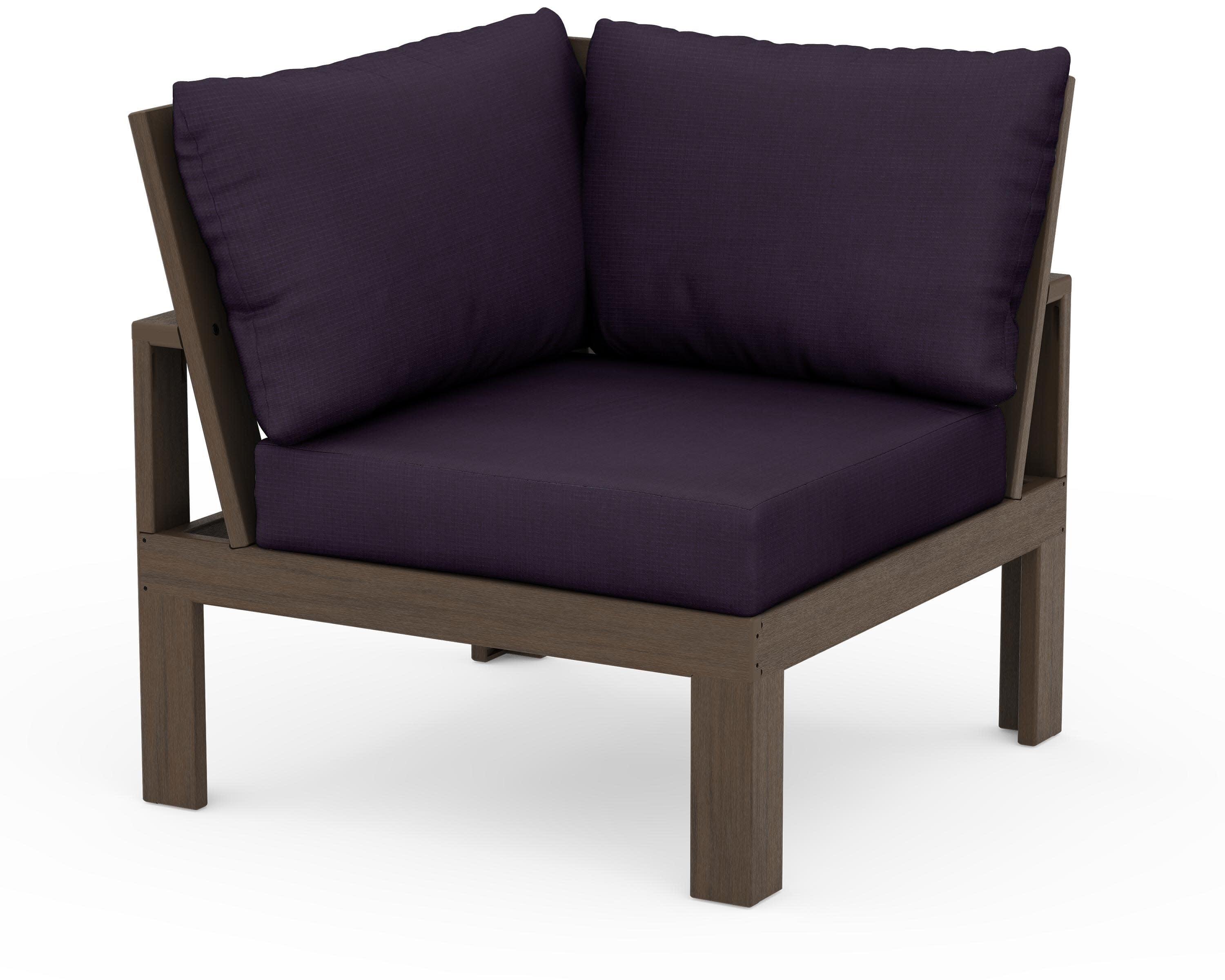 Modular Corner Chair in Kona / Navy Linen