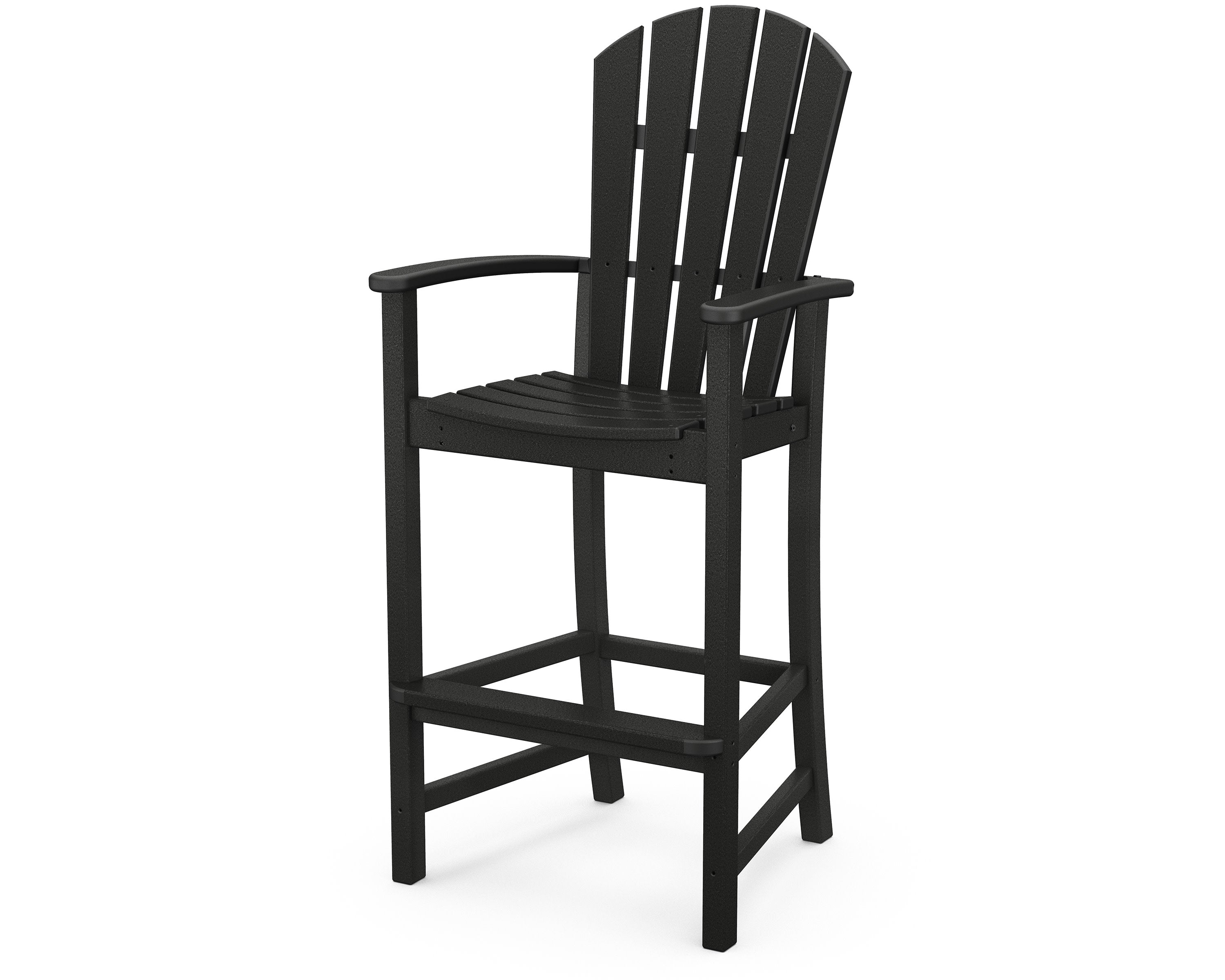 Palm Coast Bar Chair in Black