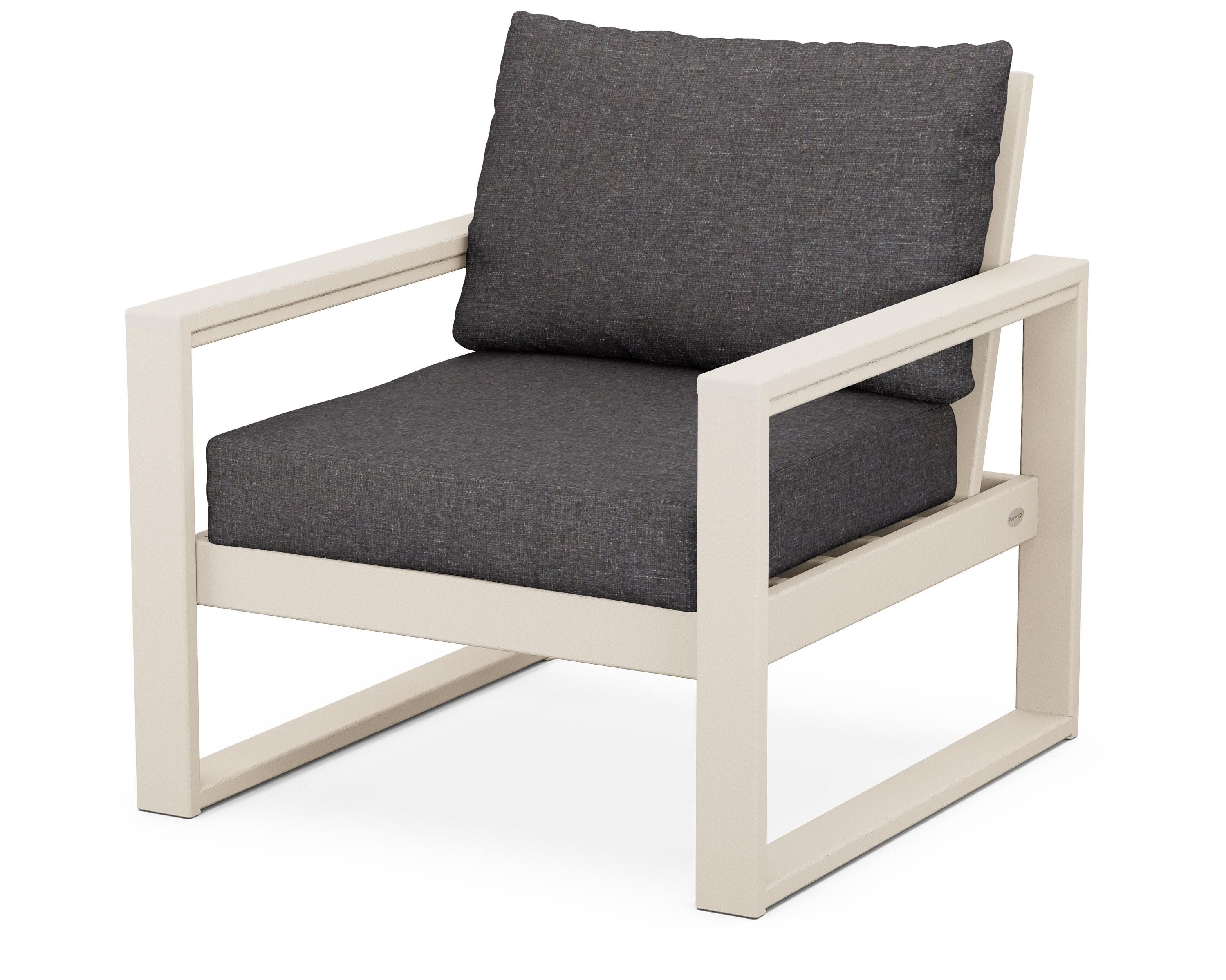 EDGE Club Chair in Sand / Ash Charcoal