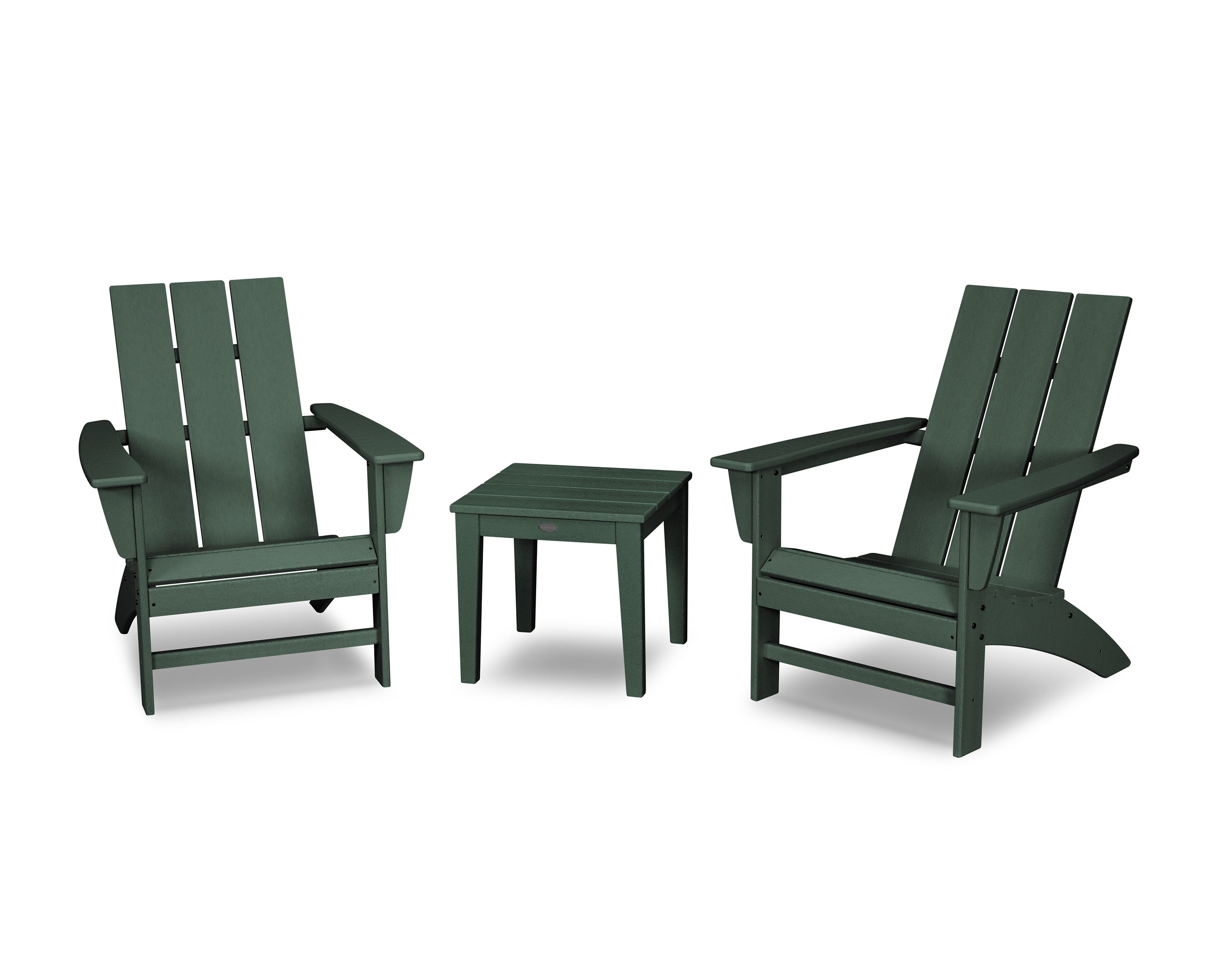 Modern Adirondack 3-Piece Set in Green