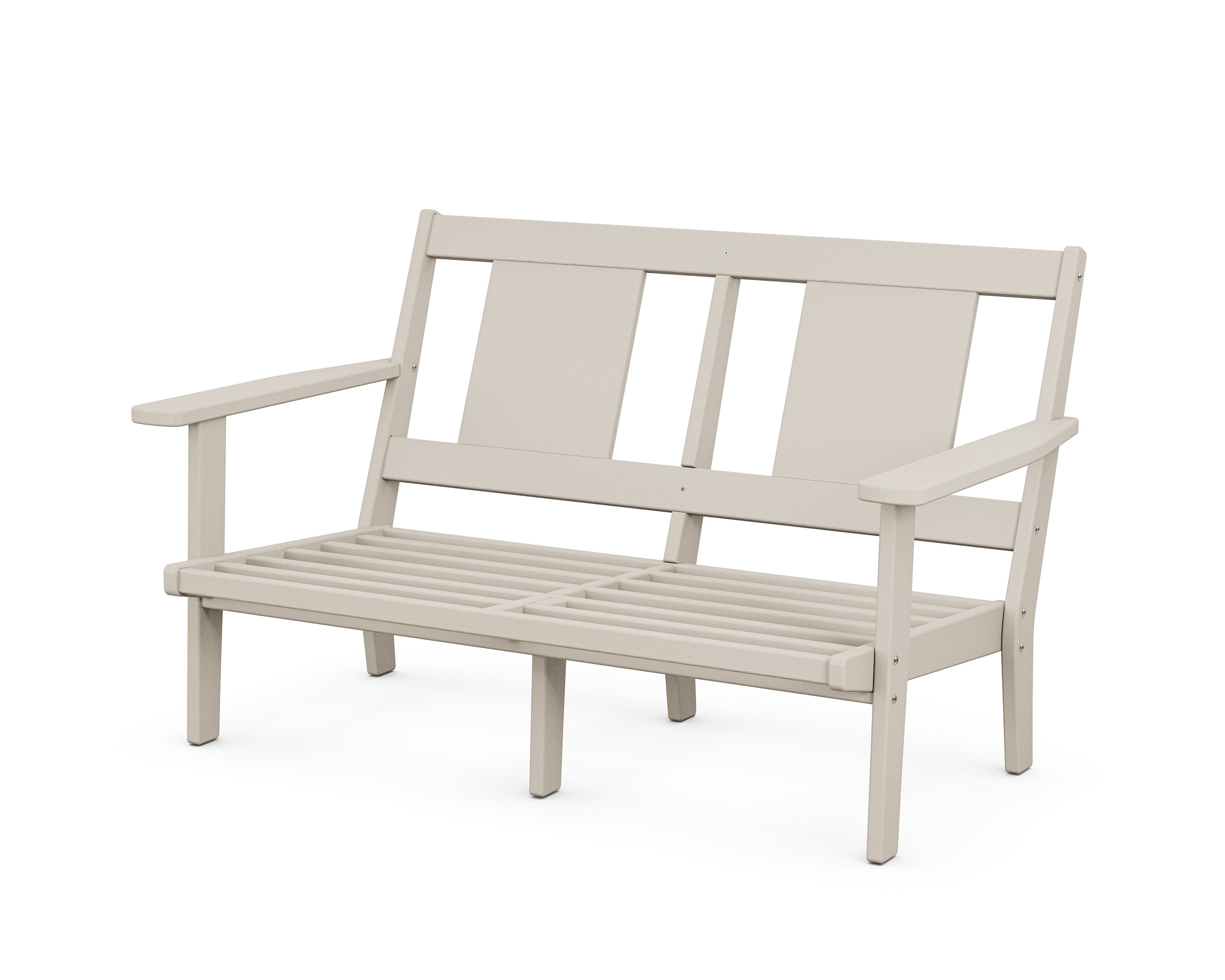 Prairie Deep Seating Loveseat Frame in Sand