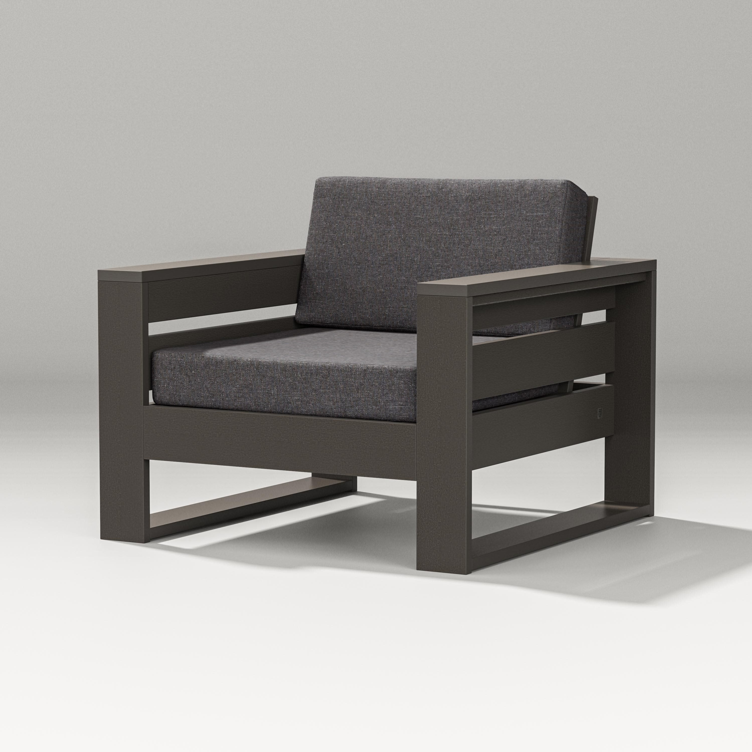 Latitude Lounge Chair in Vintage Coffee / Ash Charcoal