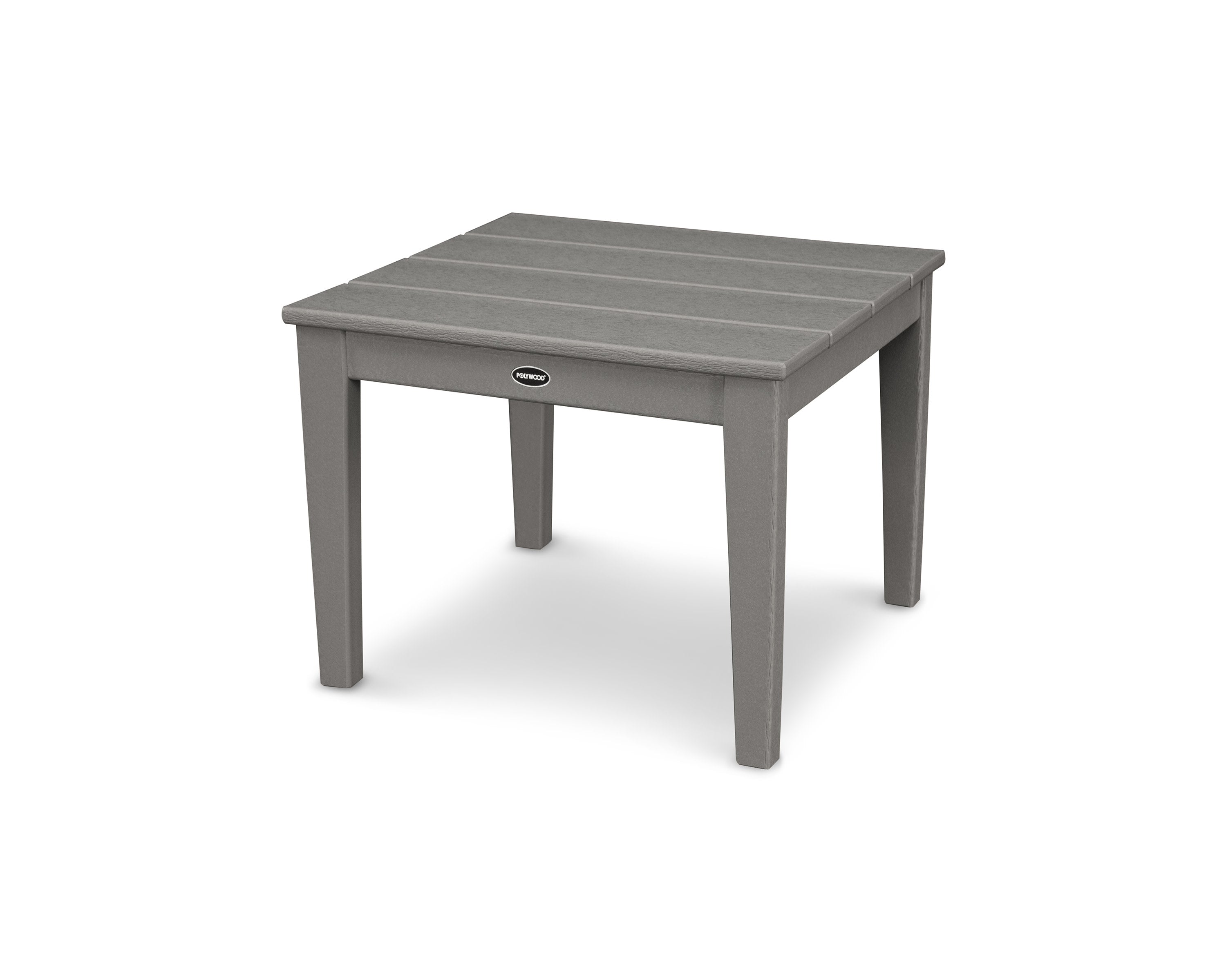 Newport 22" End Table in Slate Grey