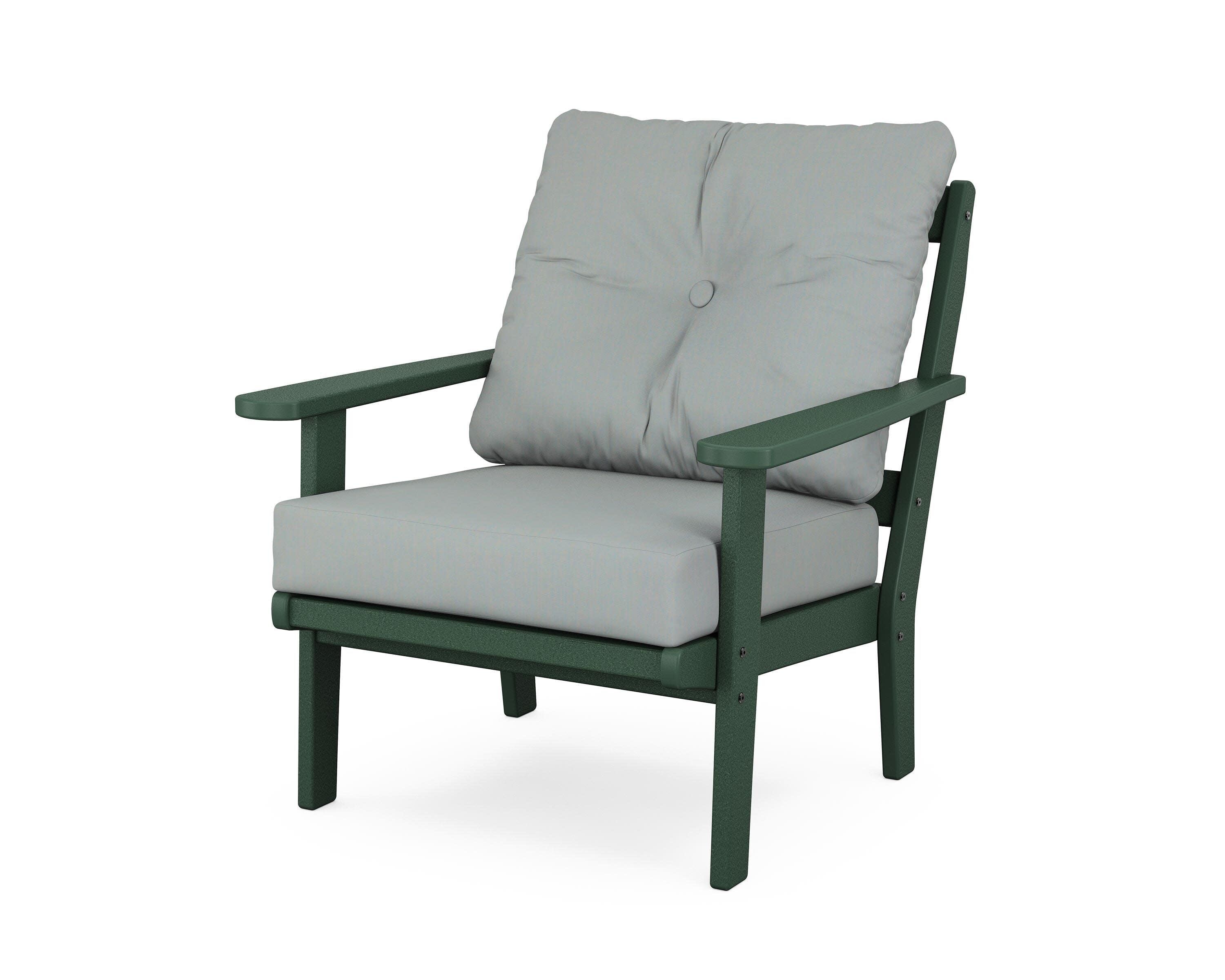 Mission Deep Seating Chair in Green / Spa