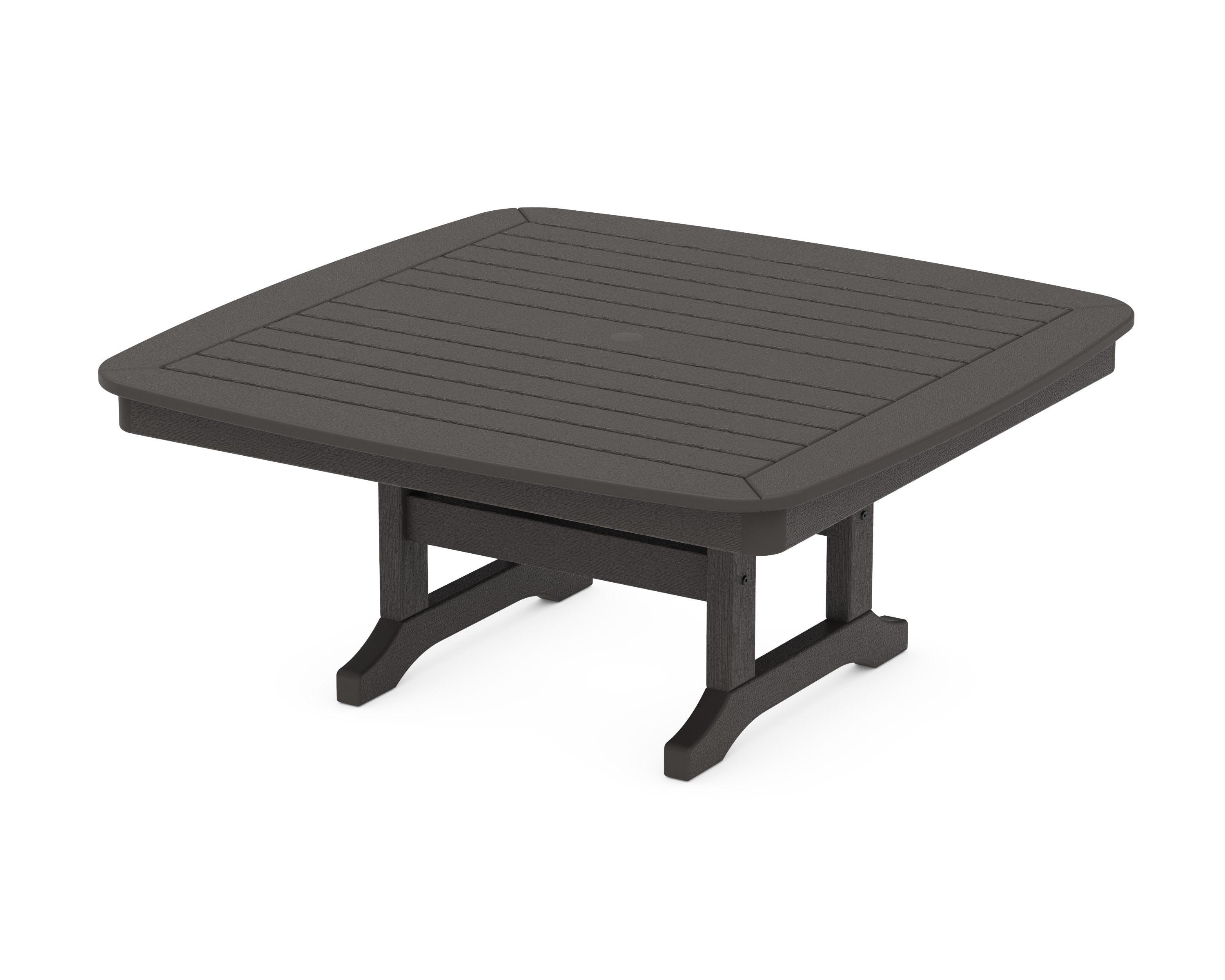 Nautical 44" Conversation Table in Vintage Coffee