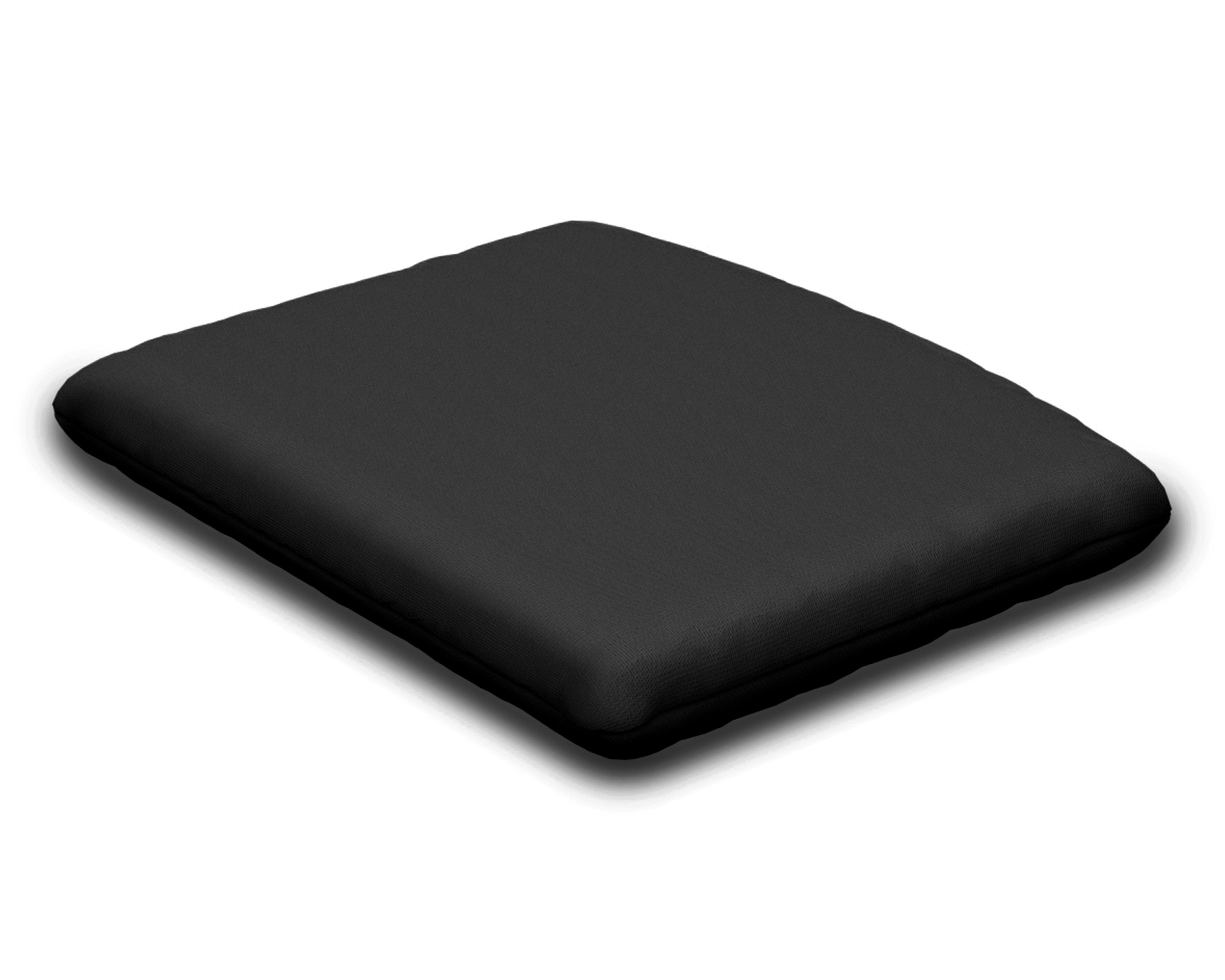 Seat Cushion - 12.65"D x 15"W x 2.5"H in Canvas Black