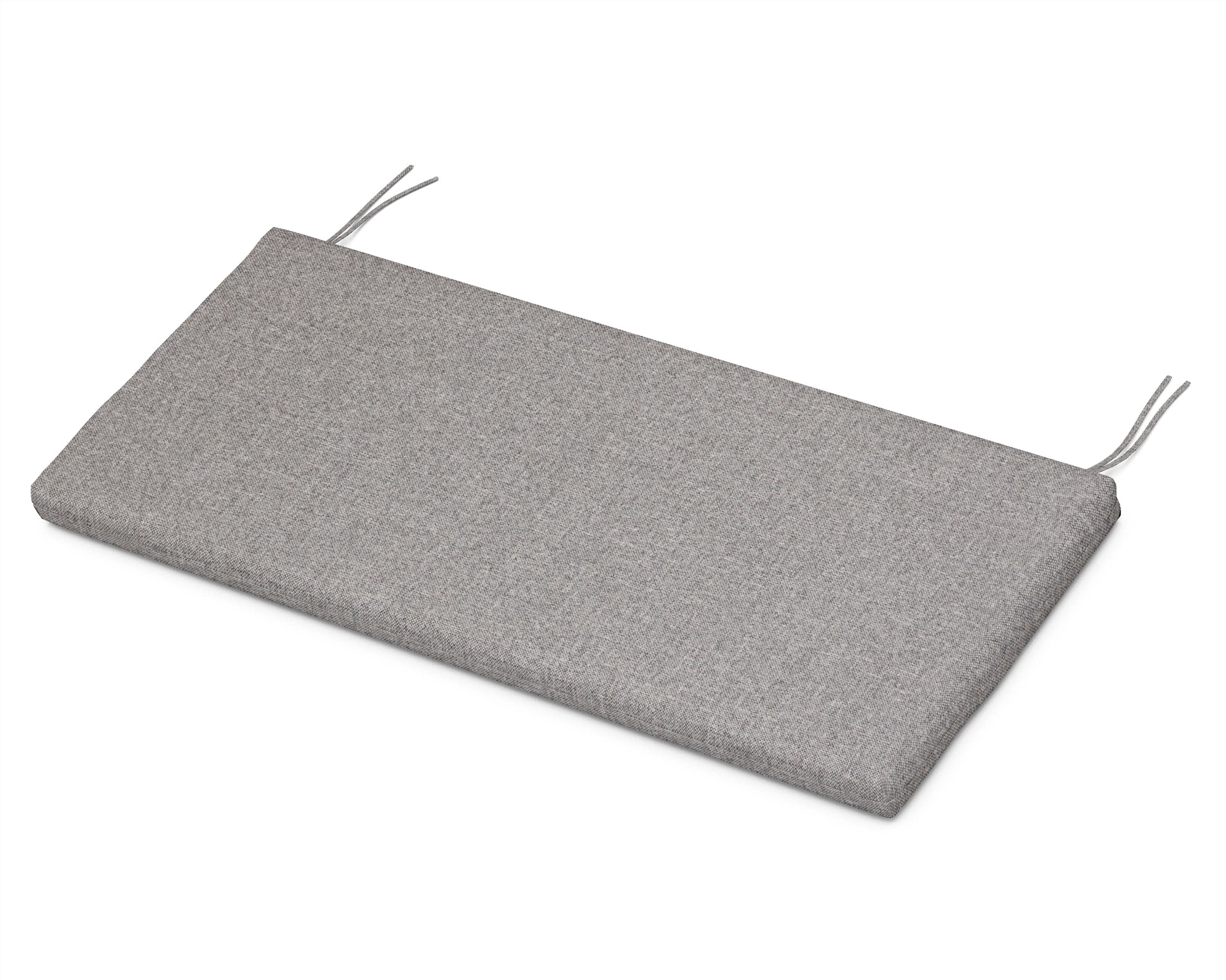 Bench Seat Cushion - 17.25"D x 43.5"W x 2.5"H in Grey Mist