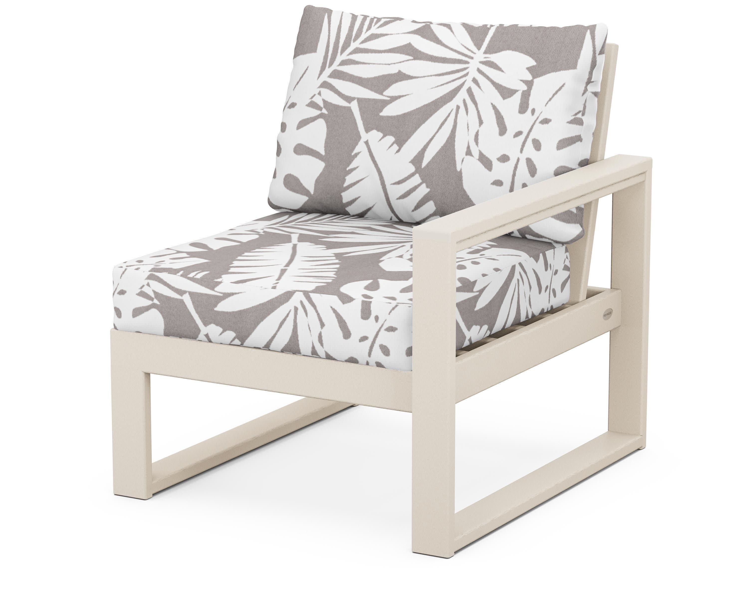 EDGE Modular Right Arm Chair in Sand / Leaf Grey Mist