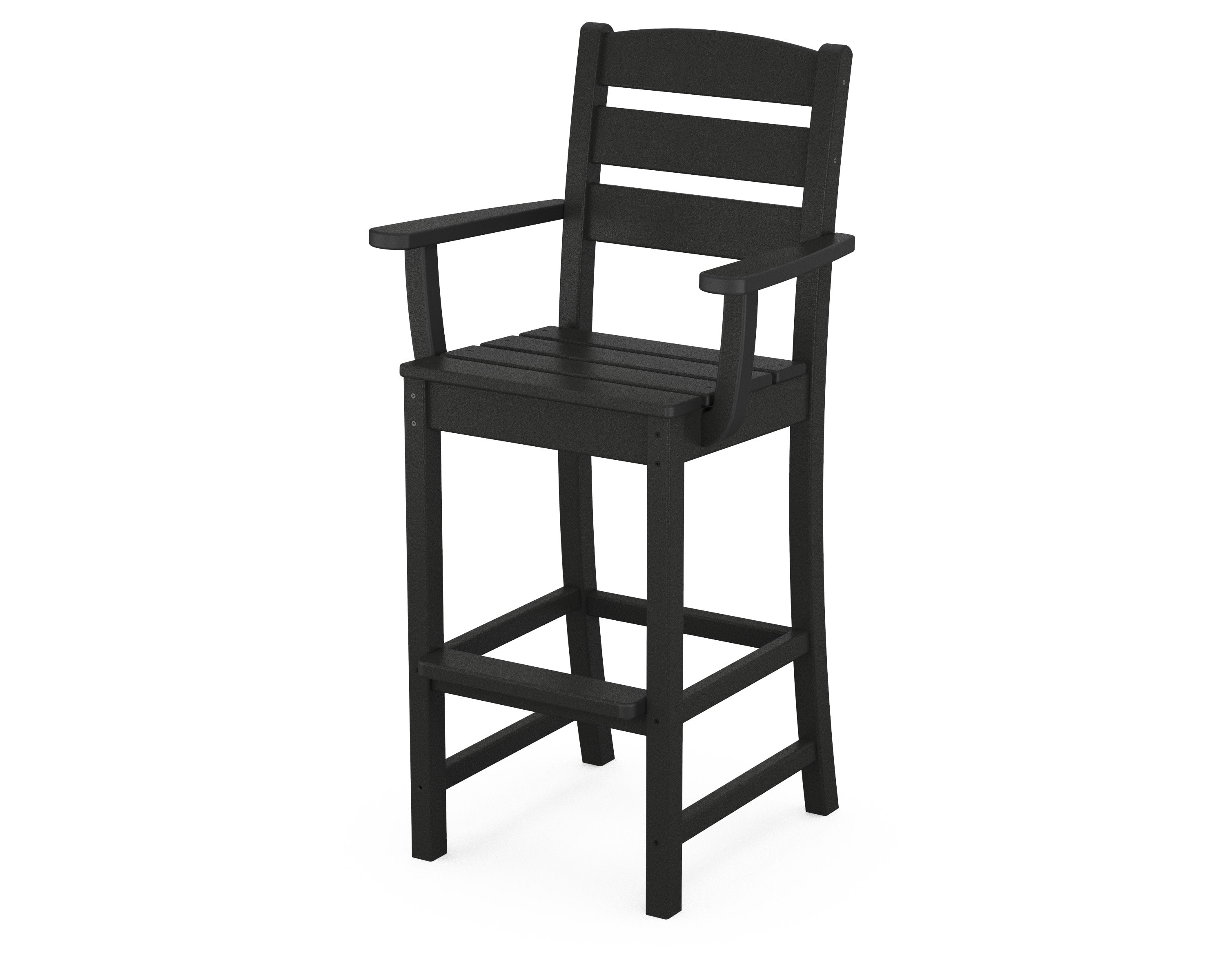 Lakeside Bar Arm Chair in Black