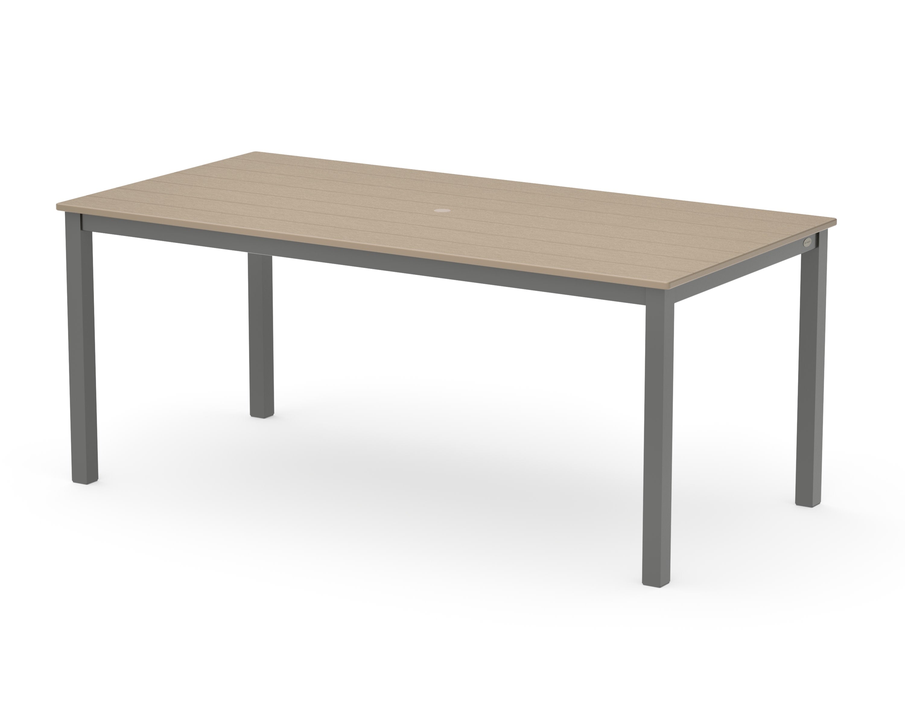Main Street 36" x 72" Dining Table in Charcoal / Vintage Sahara