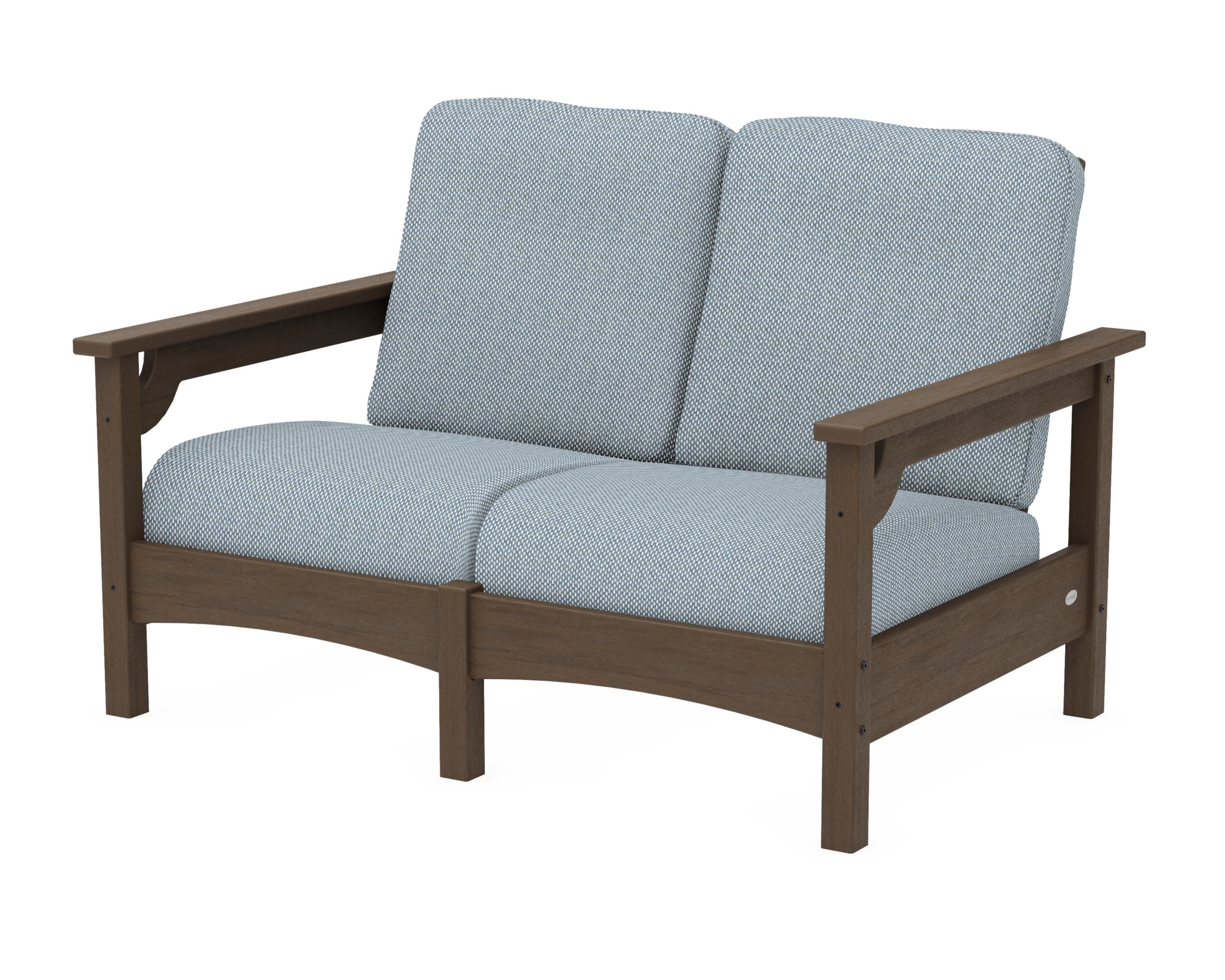 Club Loveseat in Kona / Exhale Sky