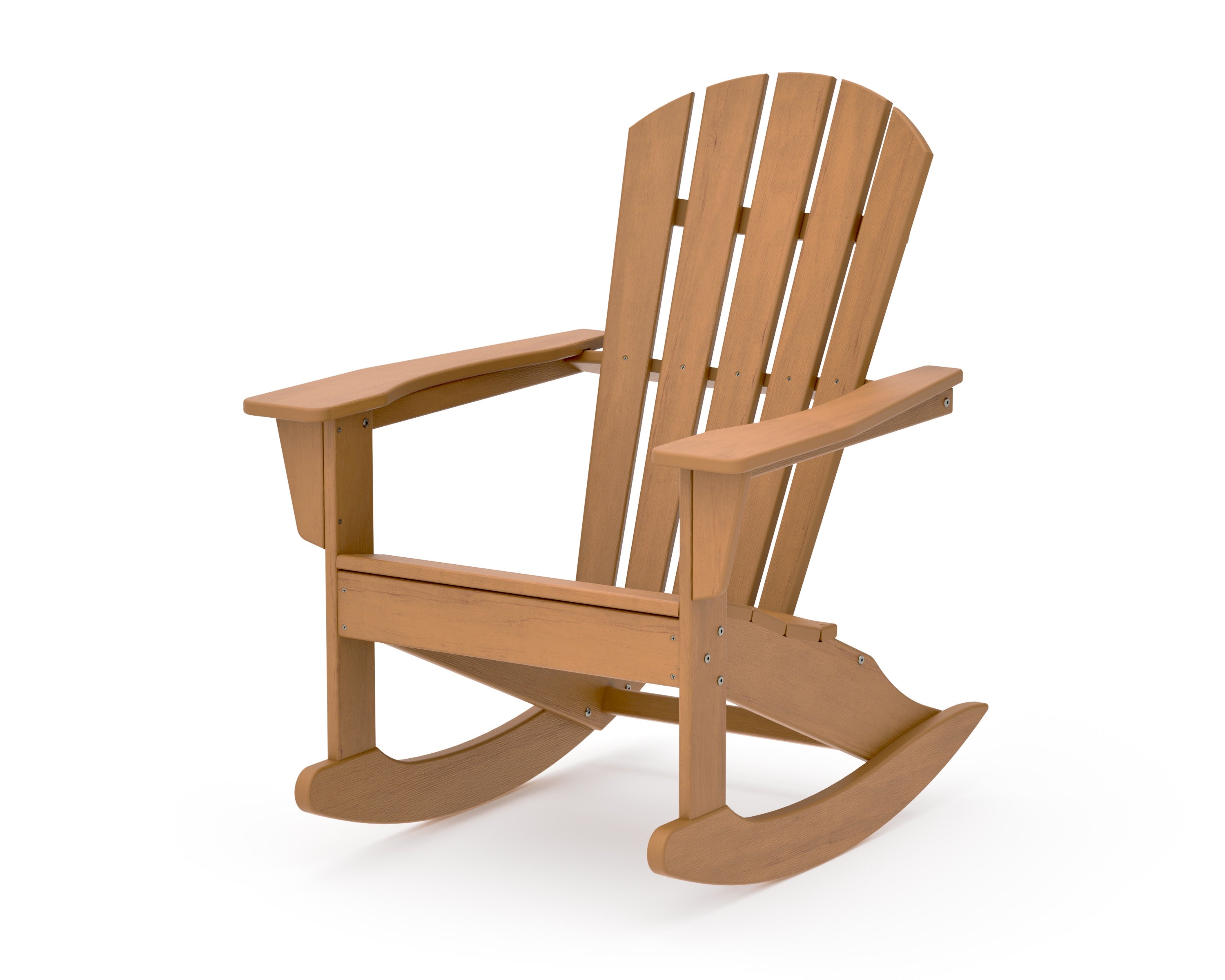 Palm Coast Adirondack Rocking Chair in Natural