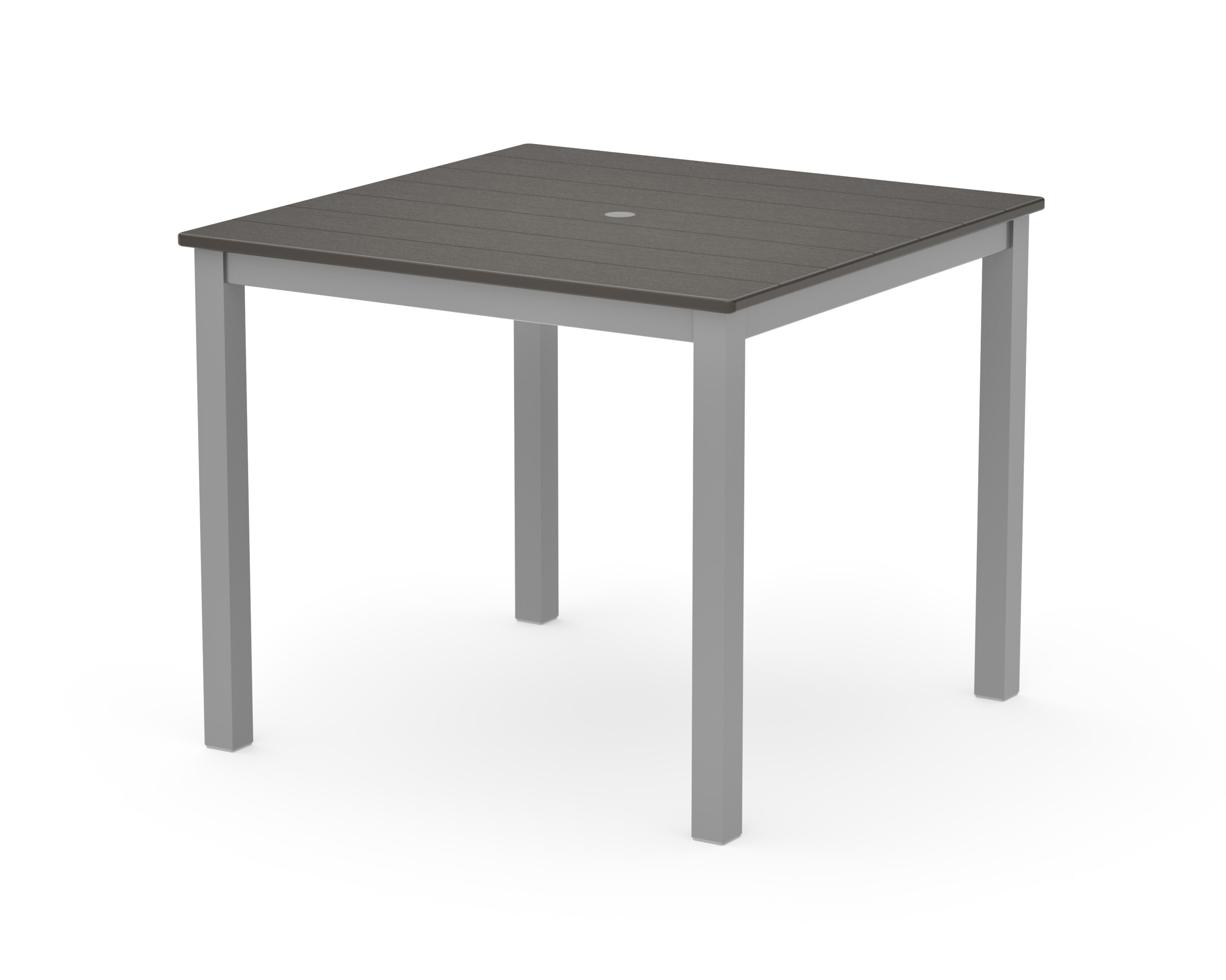 Main Street 36" x 36" Dining Table in Silver / Vintage Coffee