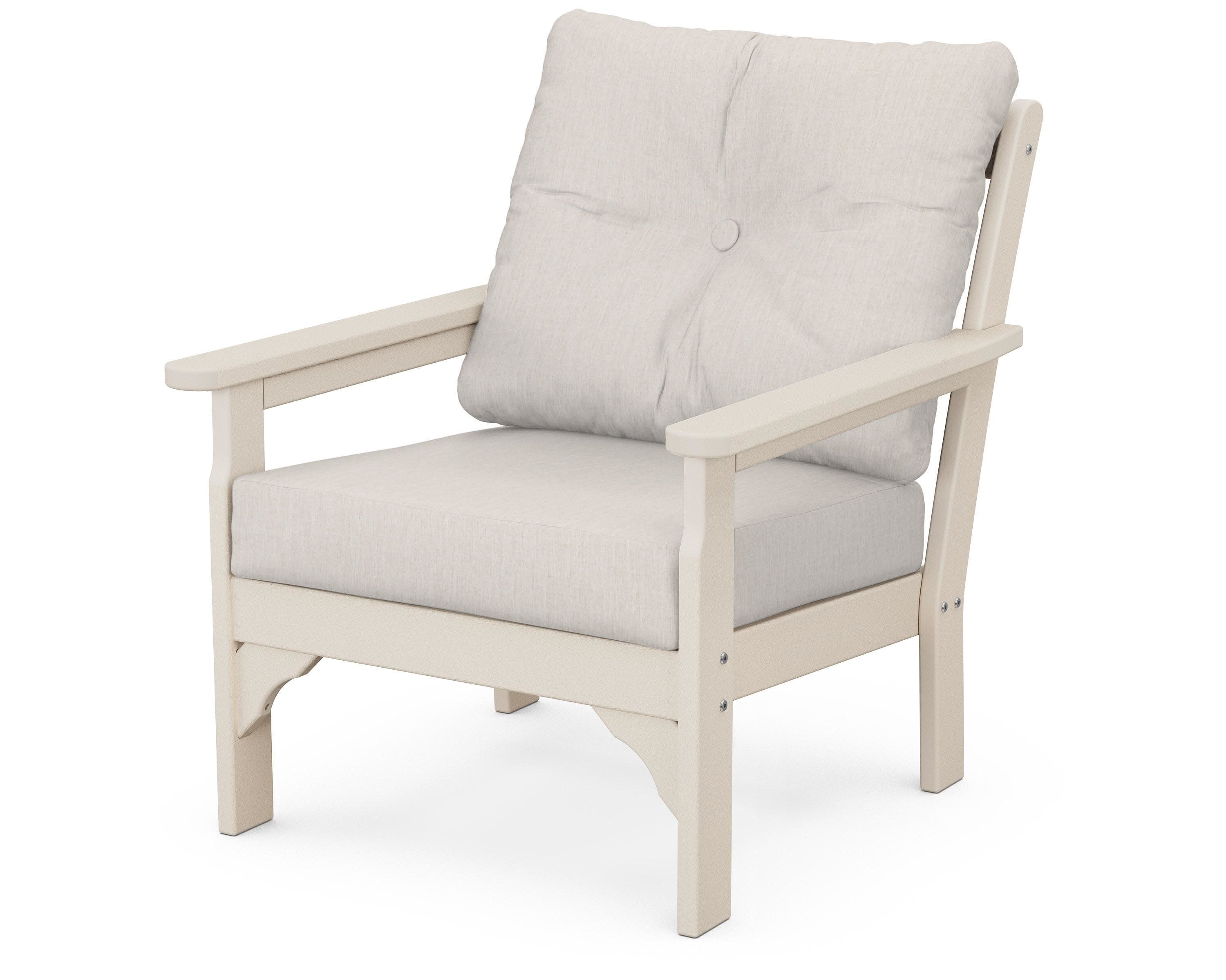 Vineyard Deep Seating Chair in Sand / Cast Ash
