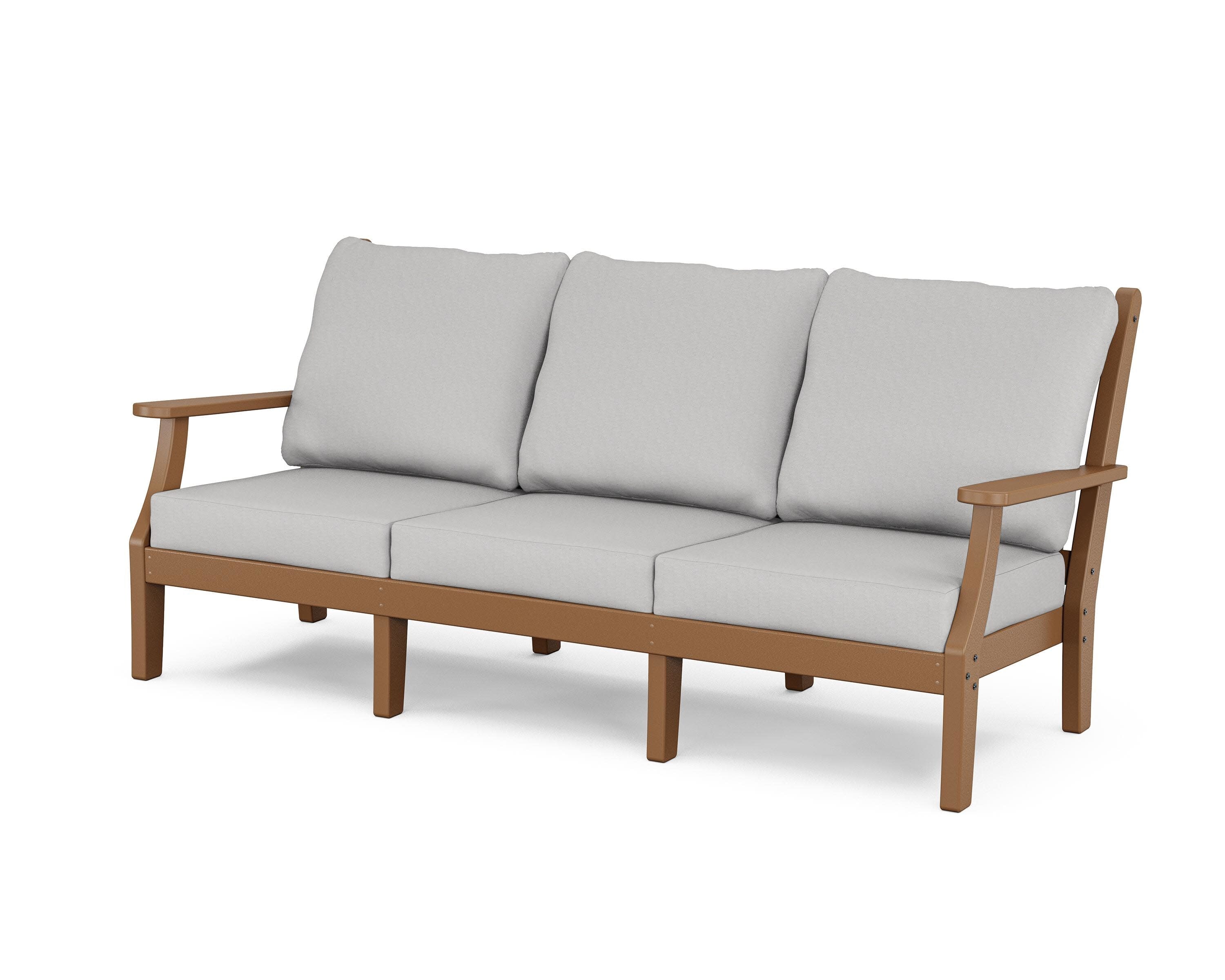 Wovendale Deep Seating Sofa in Teak / Diamond in the Rough