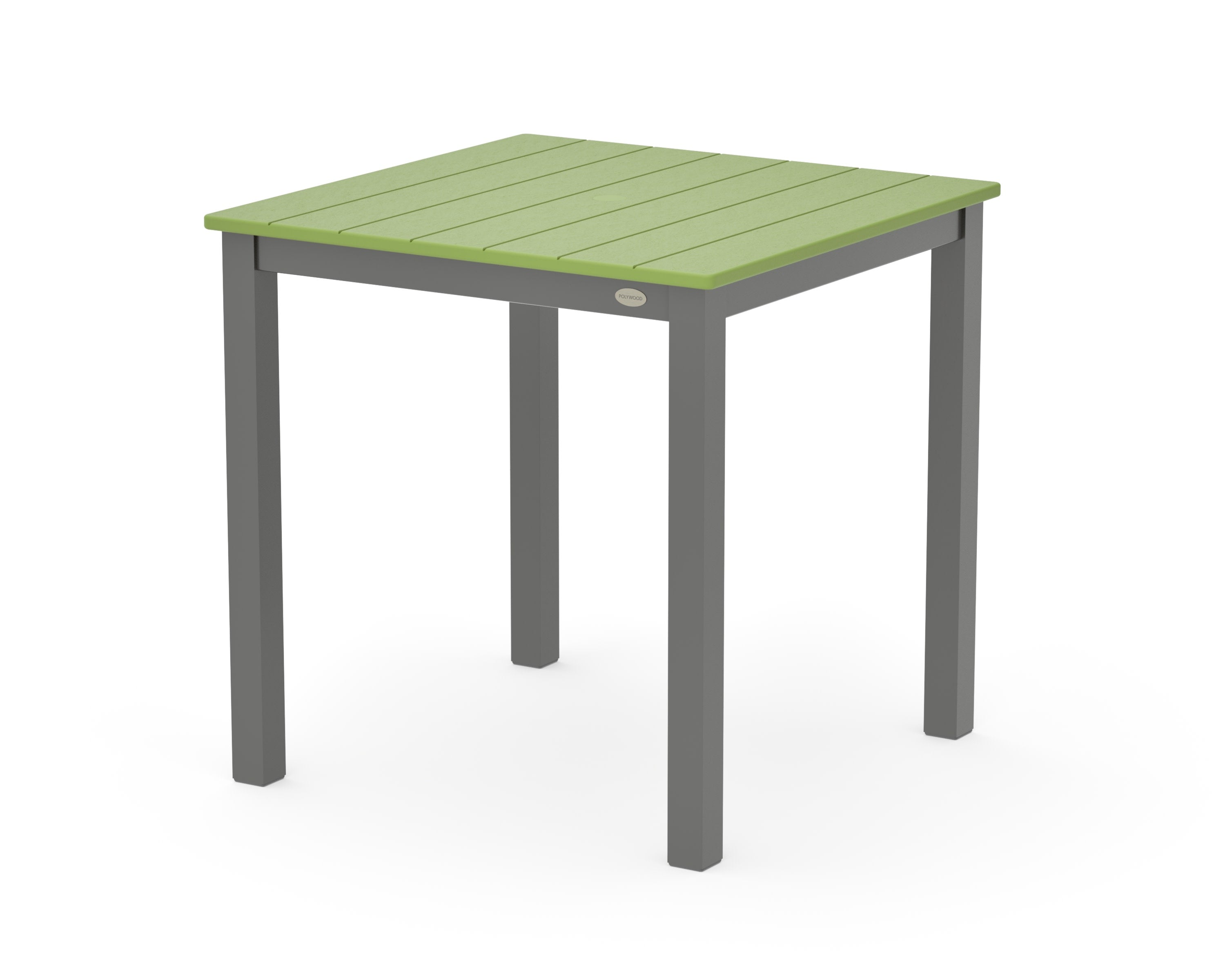 Main Street 30 x 30 Dining Table in Charcoal / Lime
