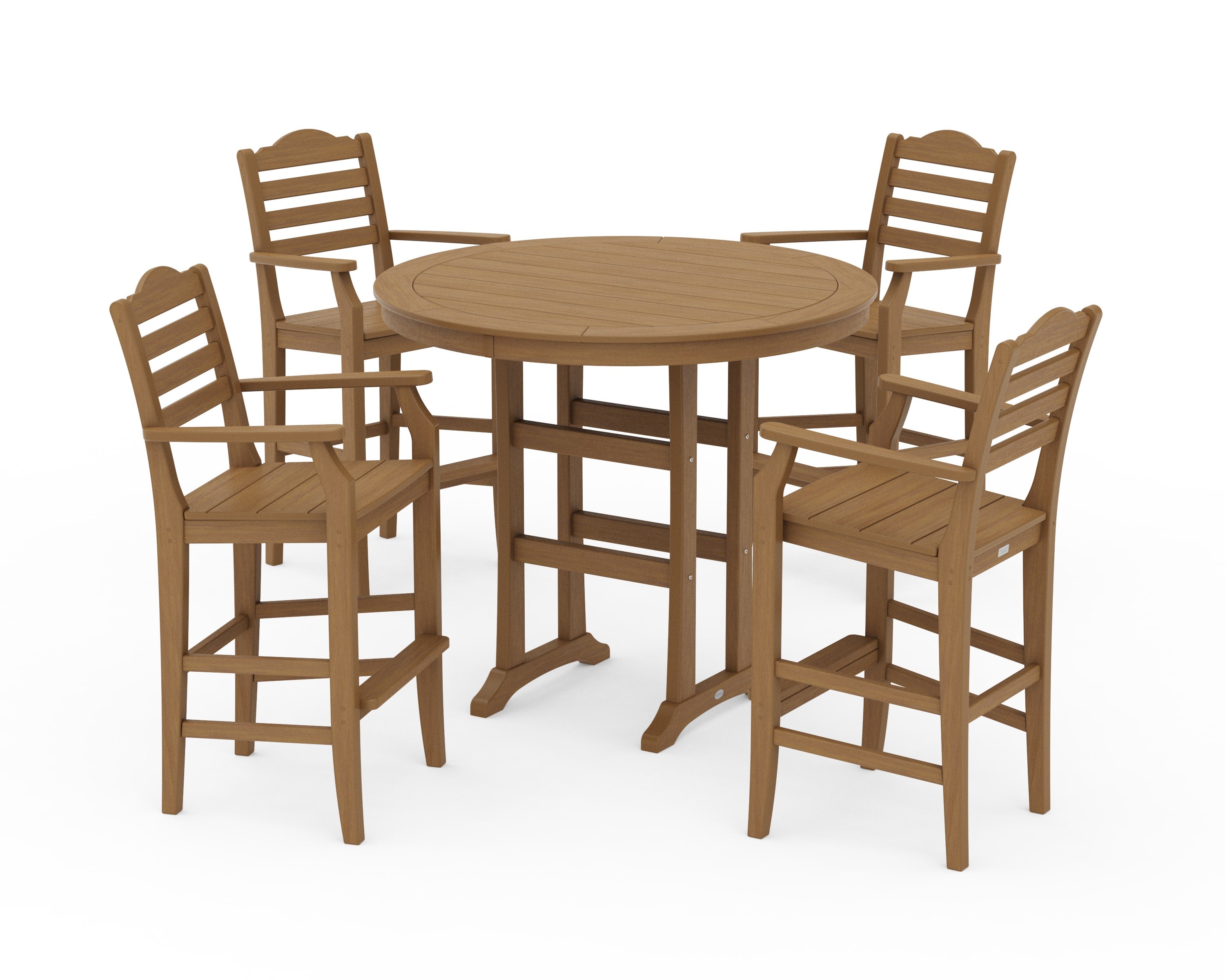 Savannah 5-Piece Round Bar Set in Natural