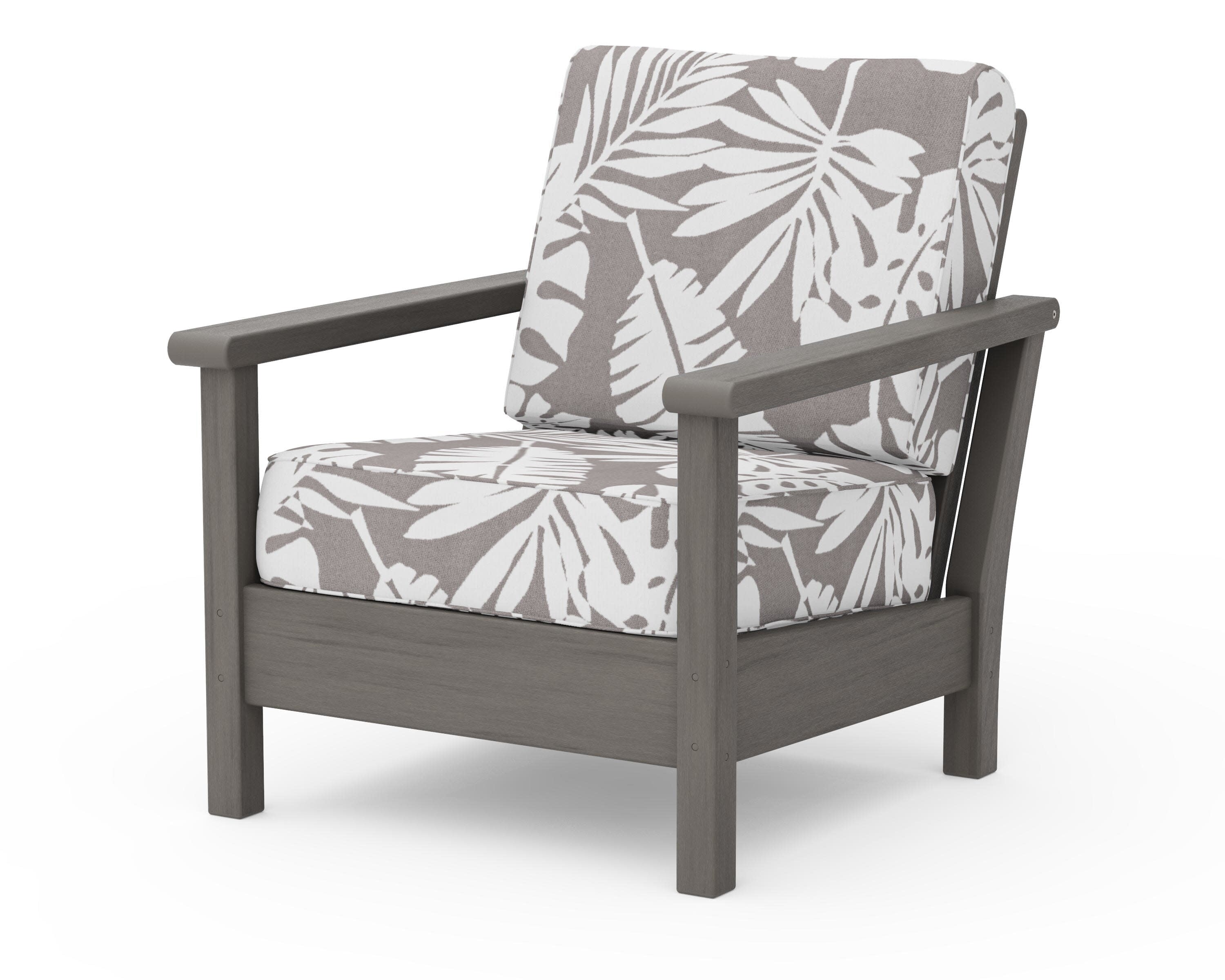 Harbour Deep Seating Chair in Driftwood / Leaf Grey Mist