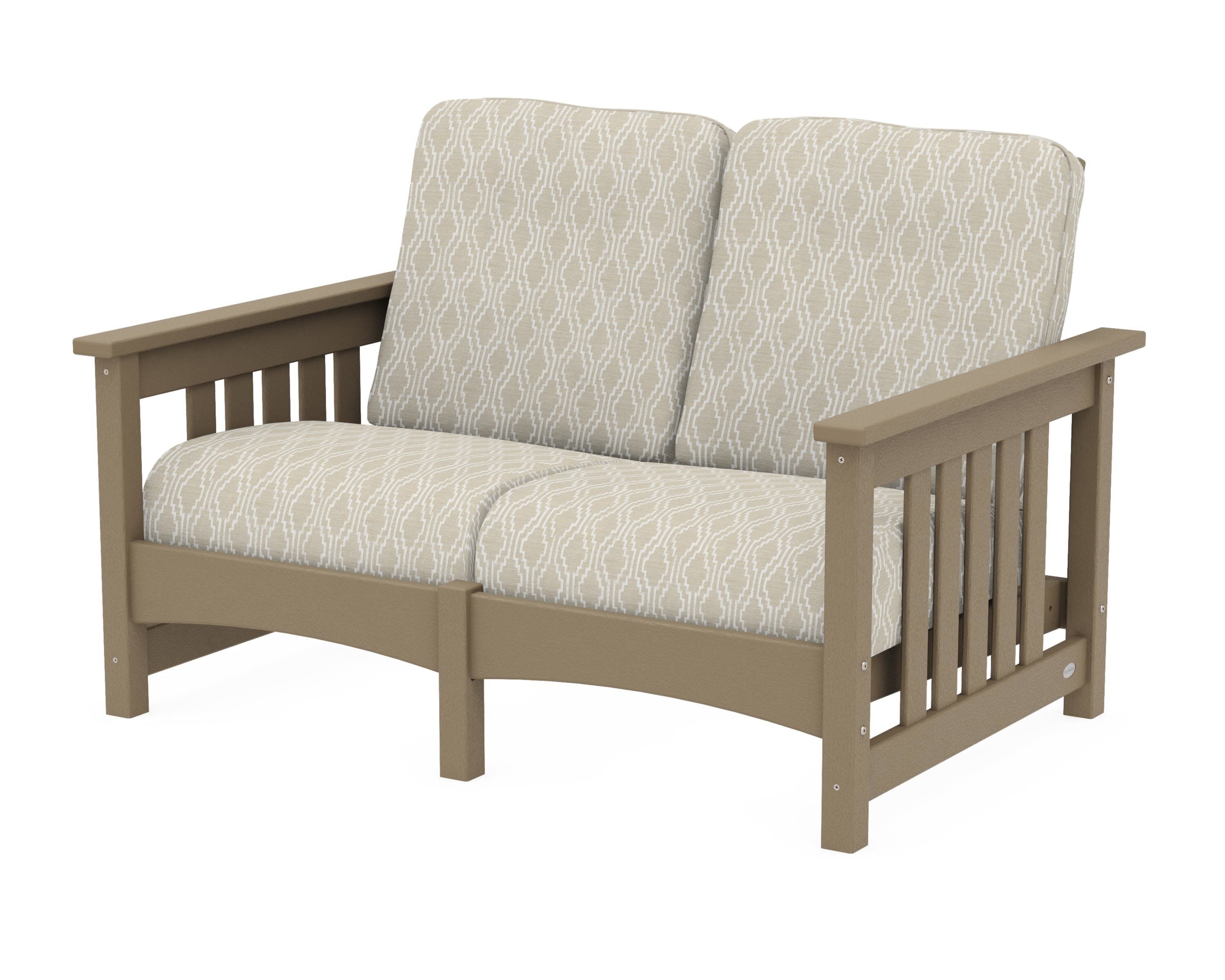 Club Mission Loveseat in Vintage Sahara / Solve Linen