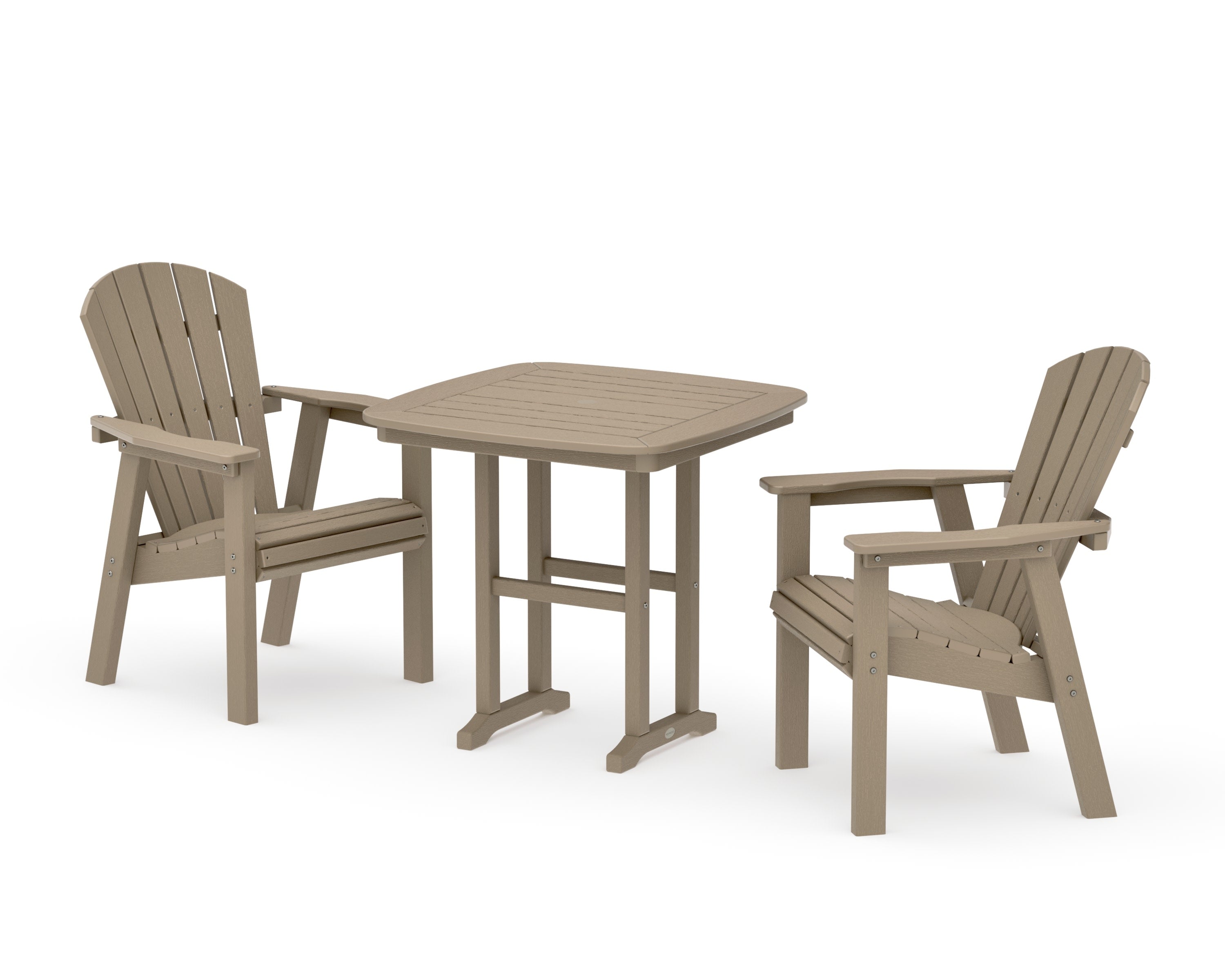 Seashell 3-Piece Dining Set in Vintage Sahara